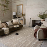 Amber Lewis x Loloi Bexley Mushroom / Natural Rug RUGS - synthetic Loloi
