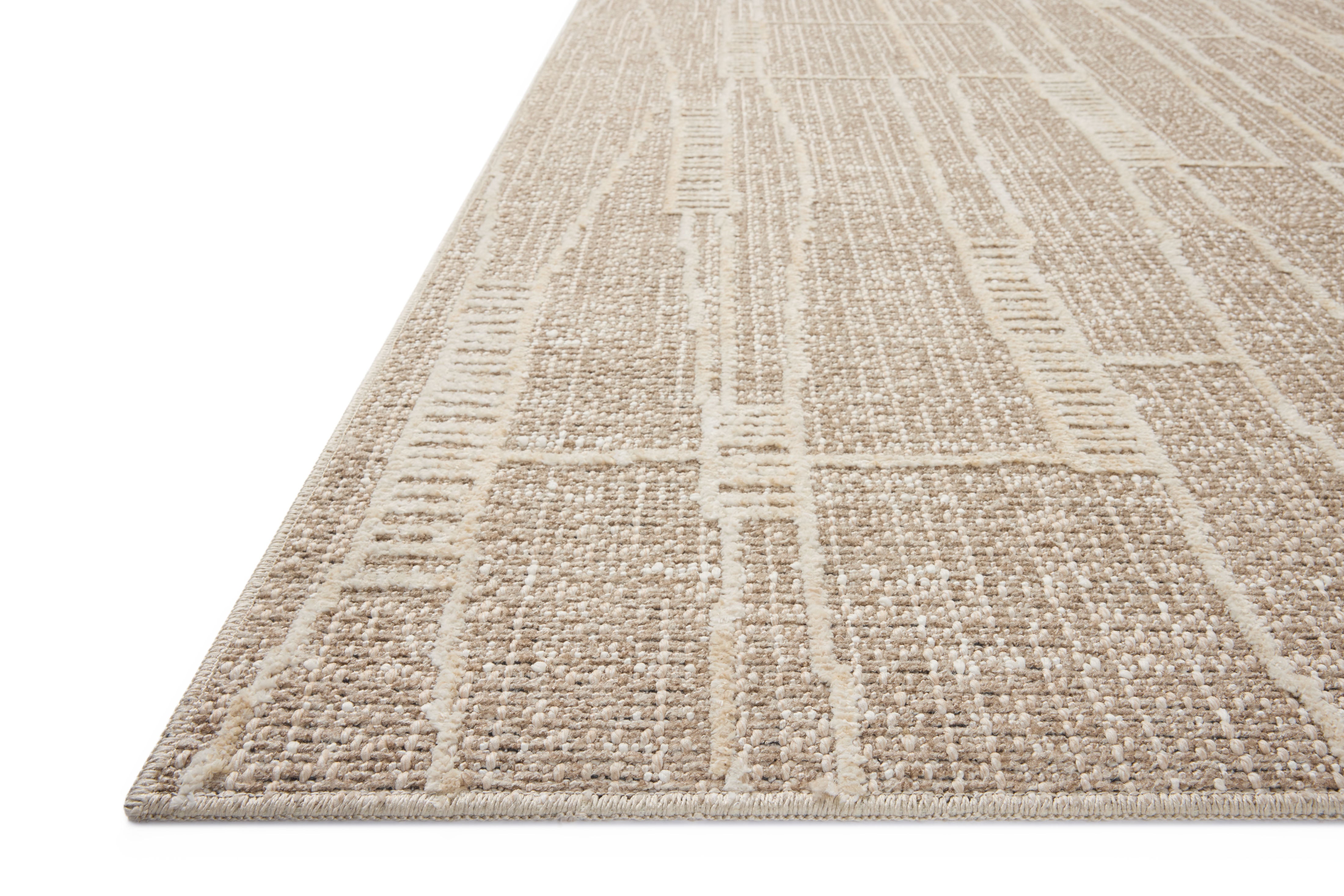 Amber Lewis x Loloi Bexley Mushroom / Natural Rug RUGS - synthetic Loloi