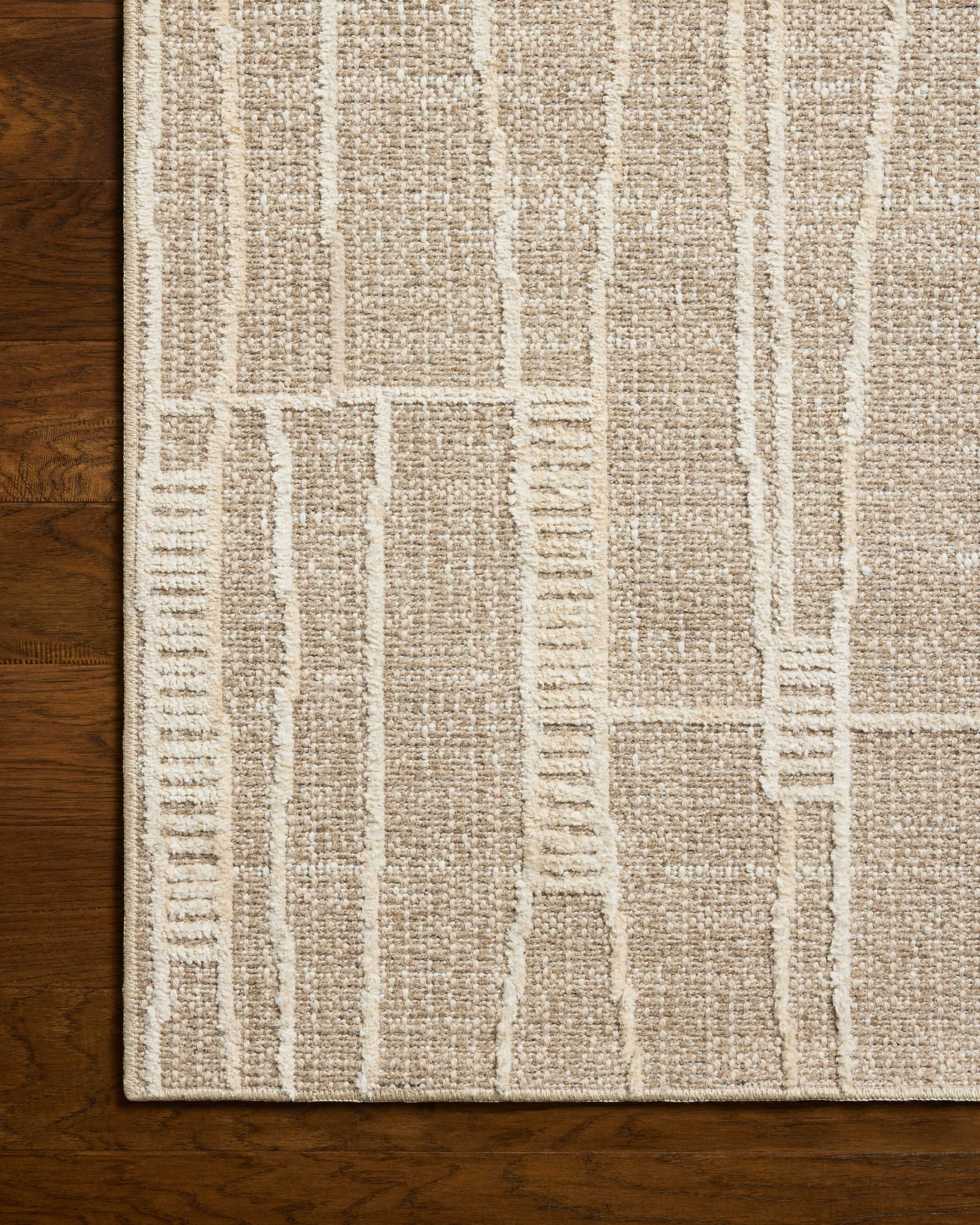 Amber Lewis x Loloi Bexley Mushroom / Natural Rug RUGS - synthetic Loloi