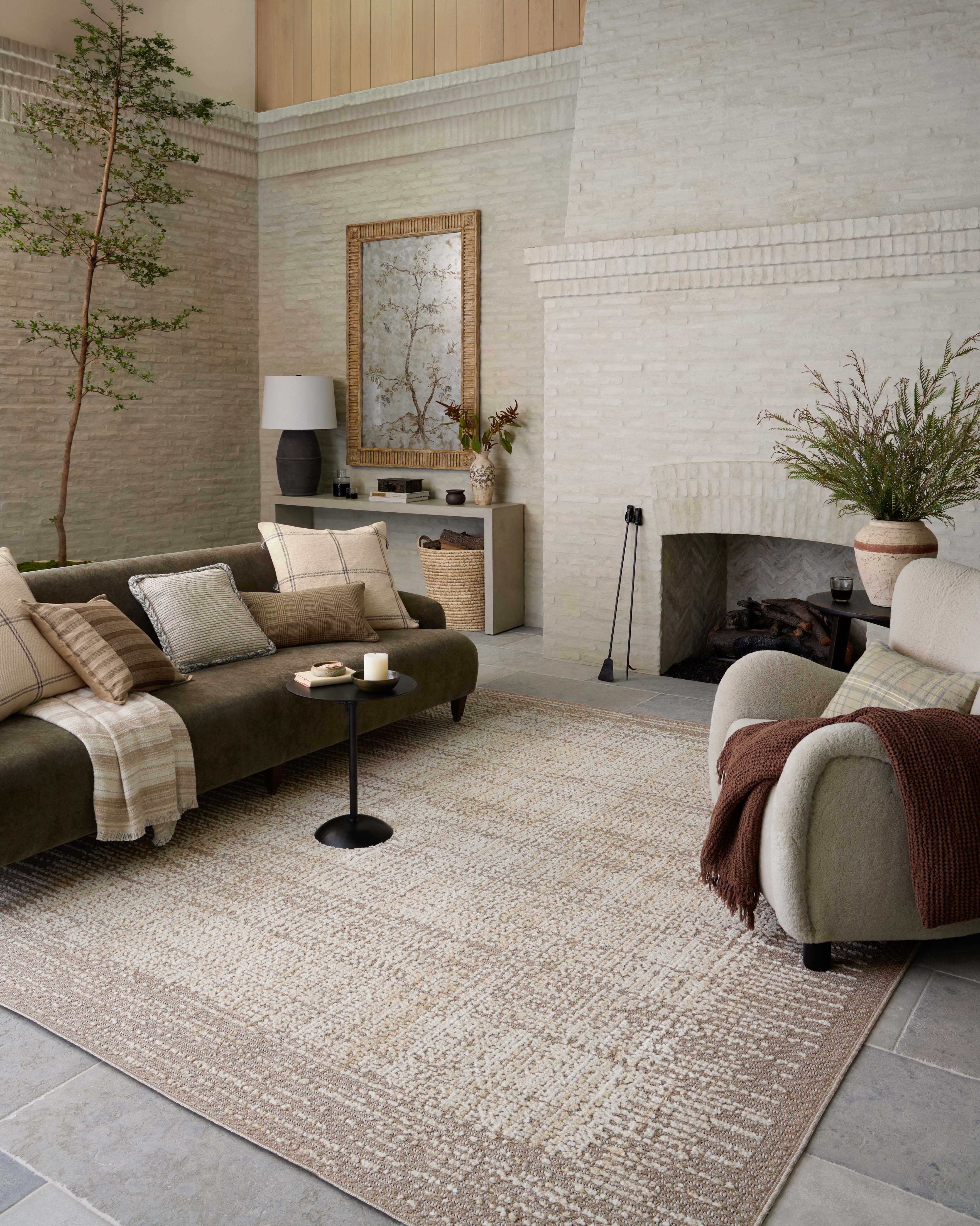 Amber Lewis x Loloi Bexley Natural / Taupe Rug RUGS - synthetic Loloi