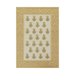 Bellbury Block Print Rug RUGS - wool Momeni Gold 2' x 3'
