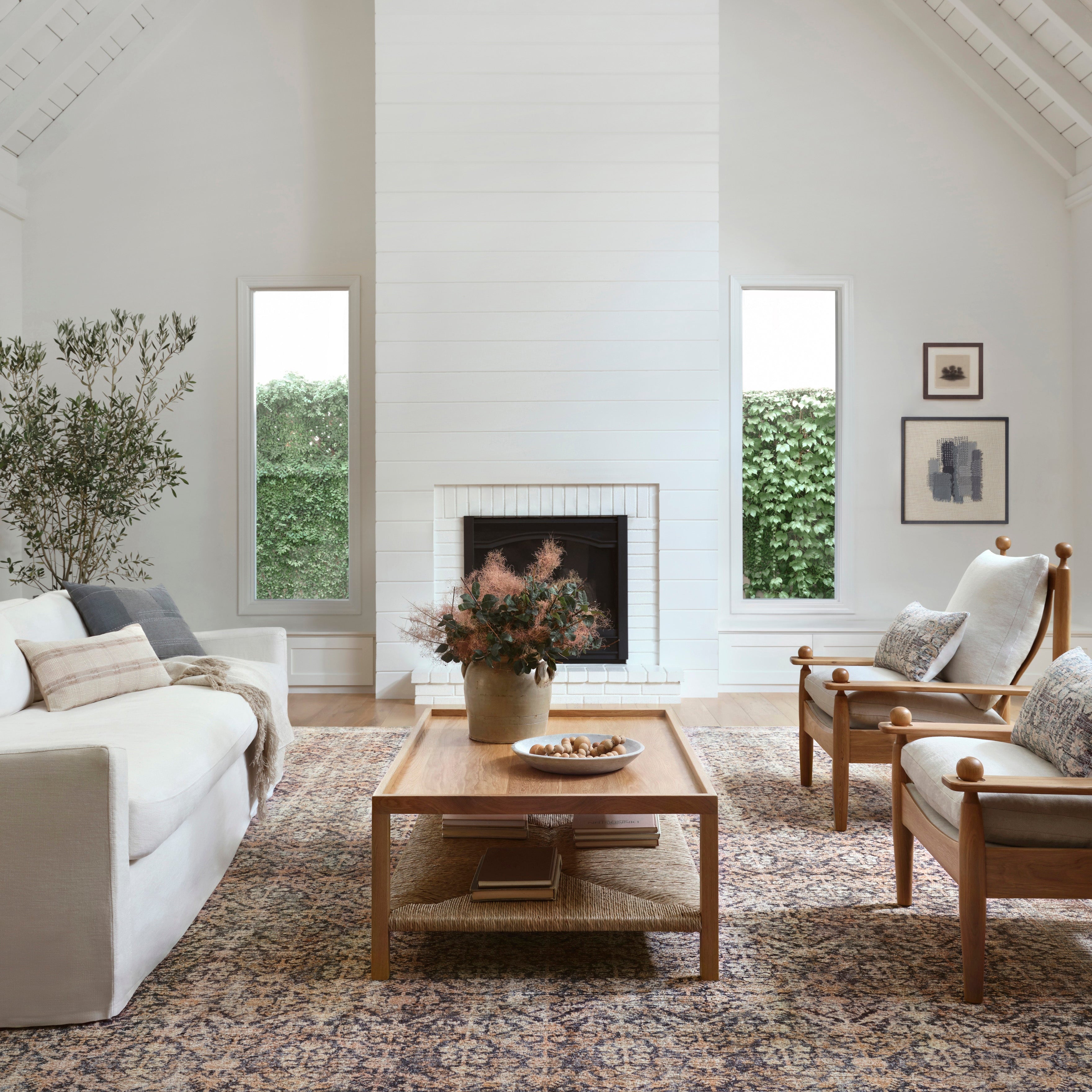 Amber Lewis x Loloi Billie Ink / Salmon Rug 0-patterned rugs Loloi