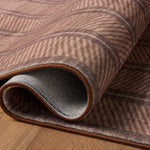 Chris Loves Julia x Loloi Bobby Camel / Plum Rug - Rug & Weave