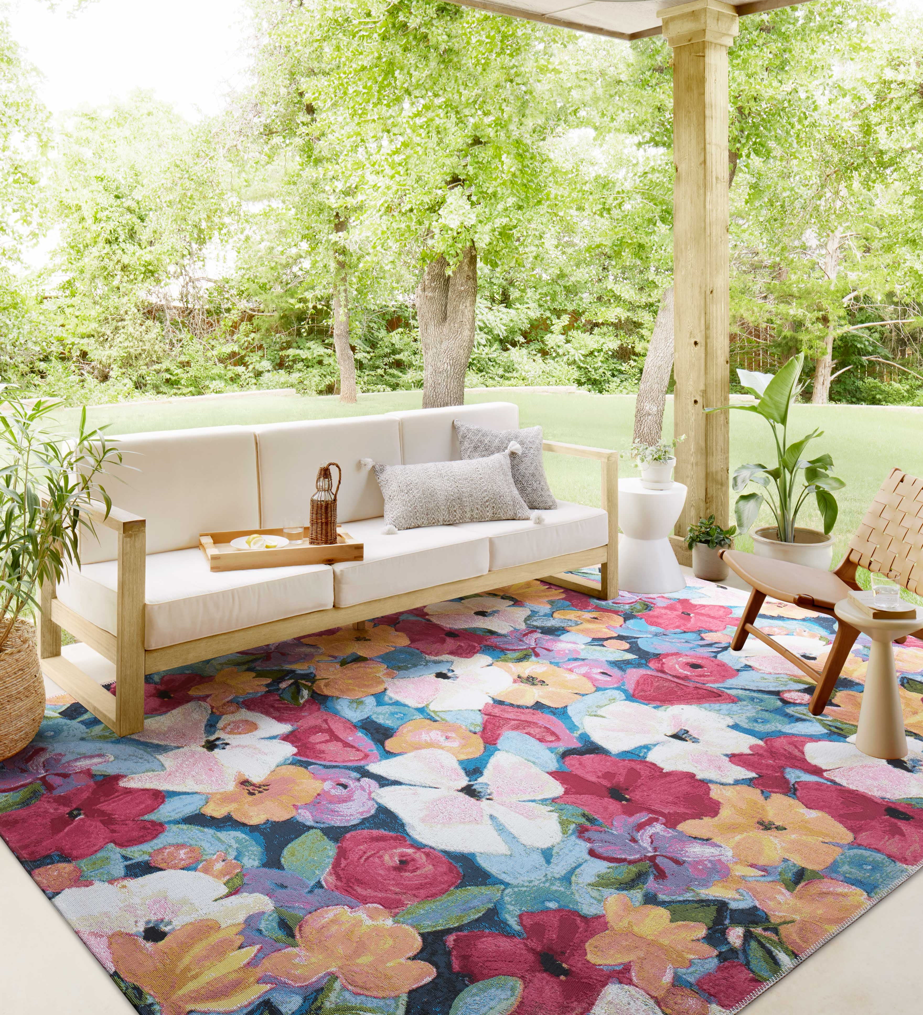 Loloi Botanical Navy / Multi Rug