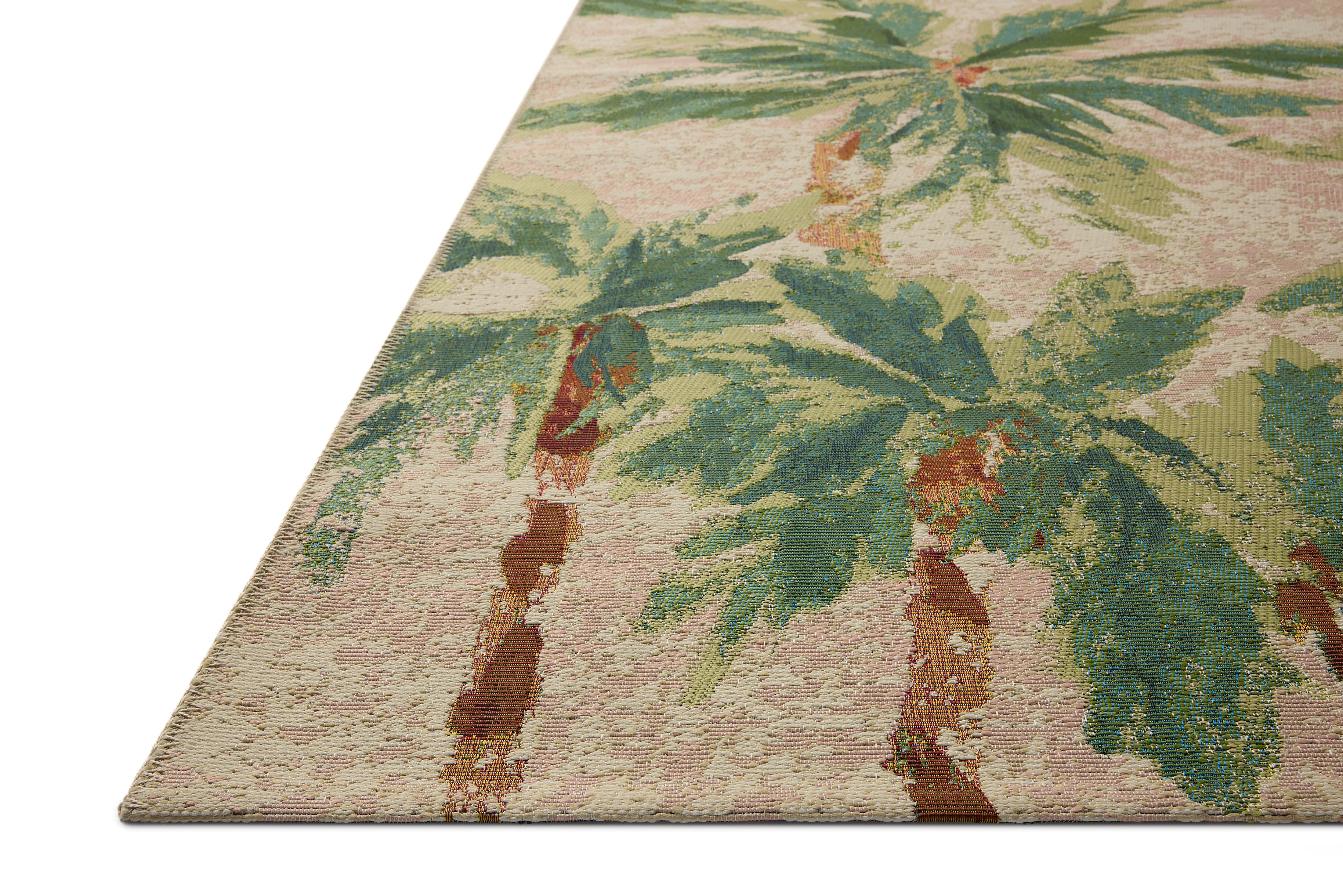 Loloi Botanical Clay / Green Rug