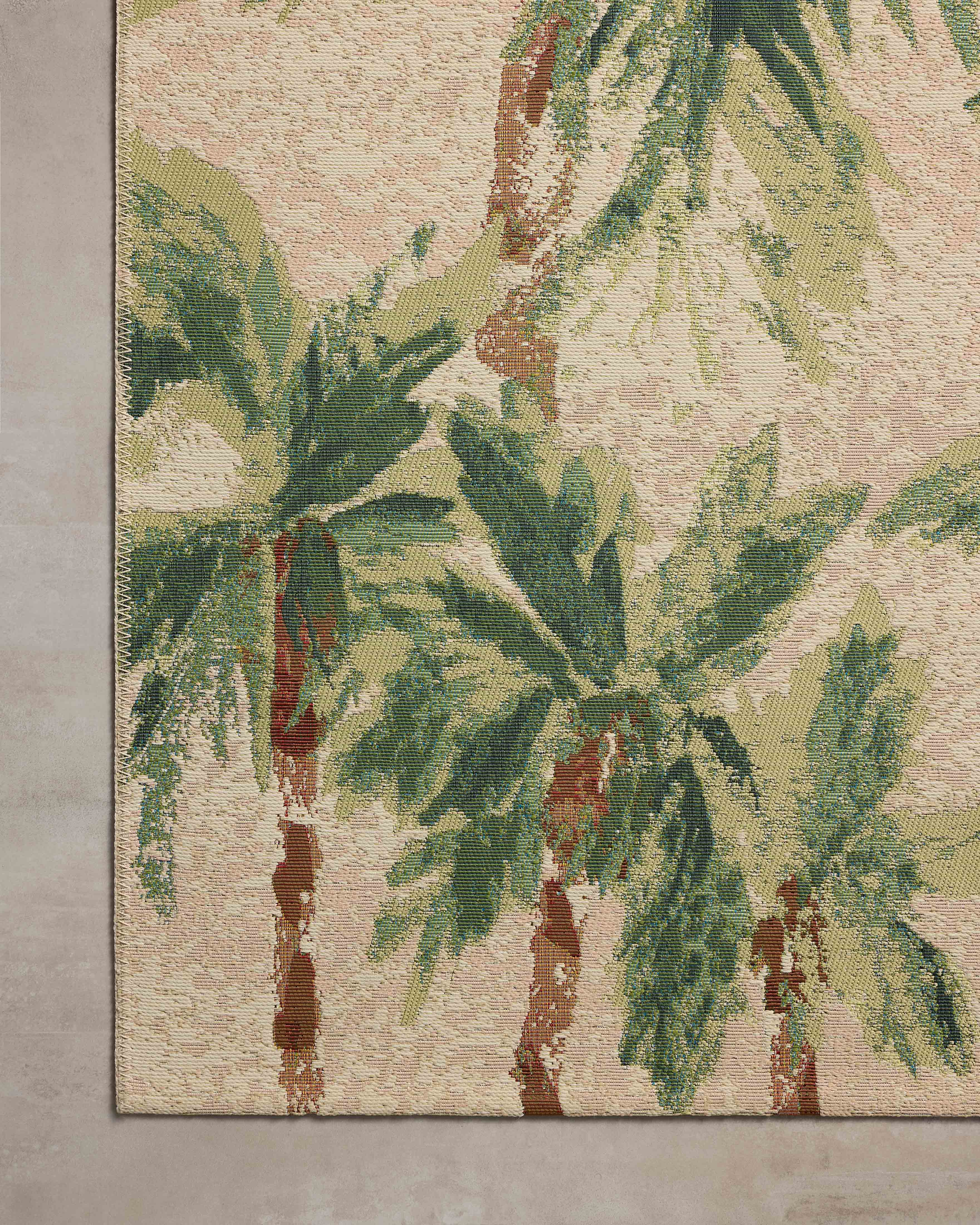 Loloi Botanical Clay / Green Rug RUGS - synthetic Loloi