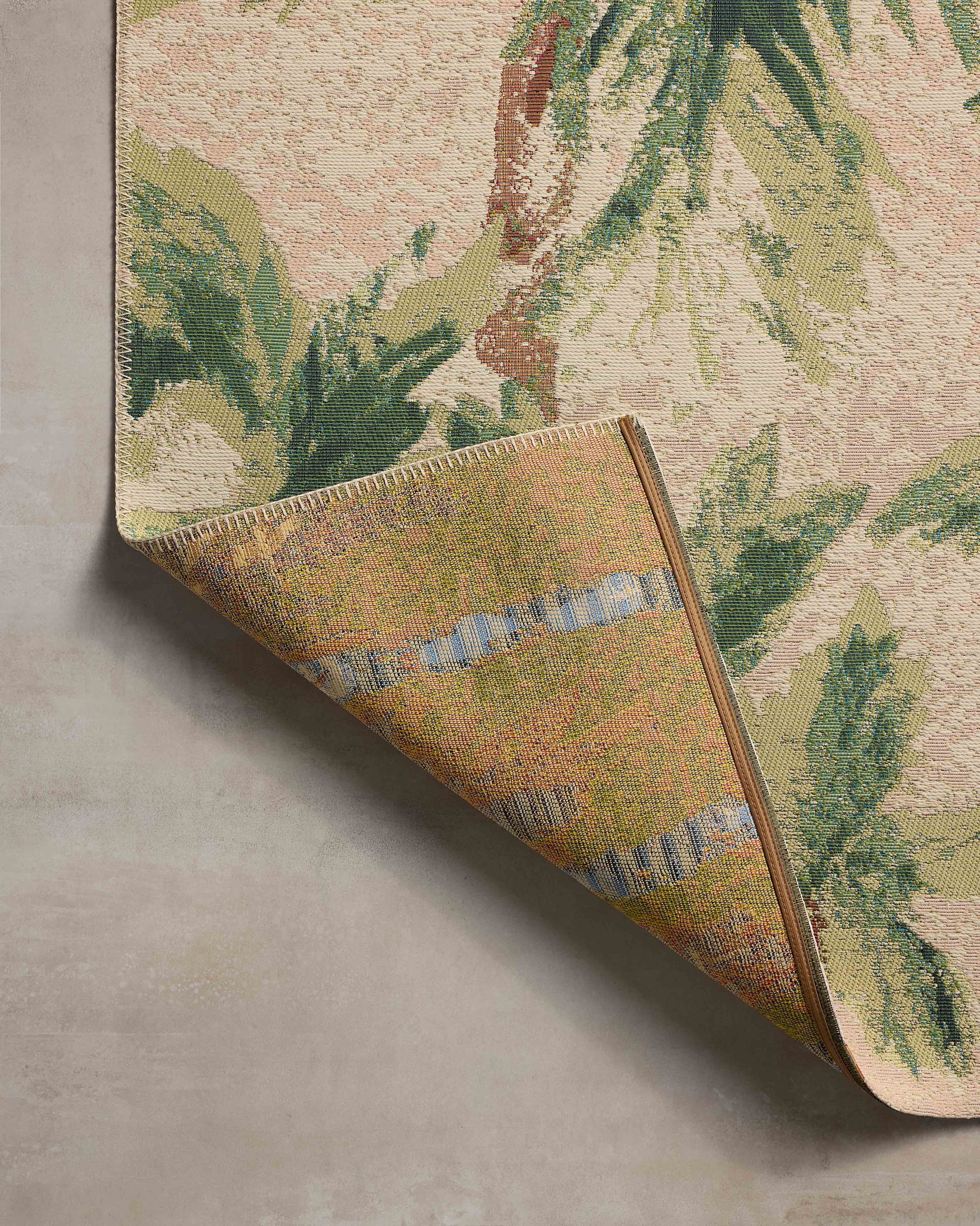 Loloi Botanical Clay / Green Rug RUGS - synthetic Loloi