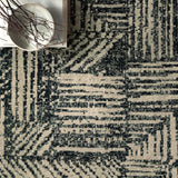 Loloi Bowery Midnight / Taupe Rug Loloi