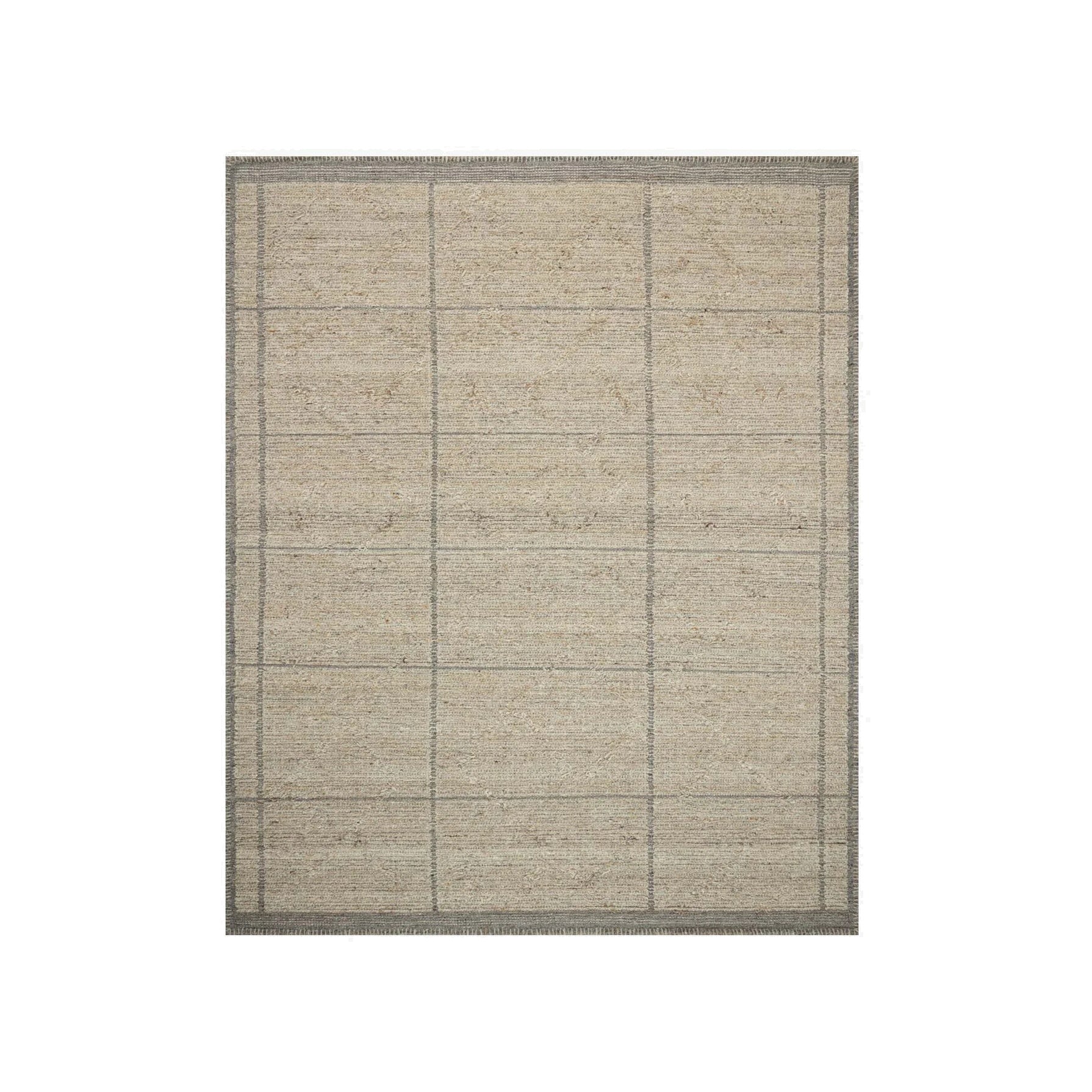 Amber Lewis x Loloi Bowie Fog / Grey Rug RUGS - wool Loloi