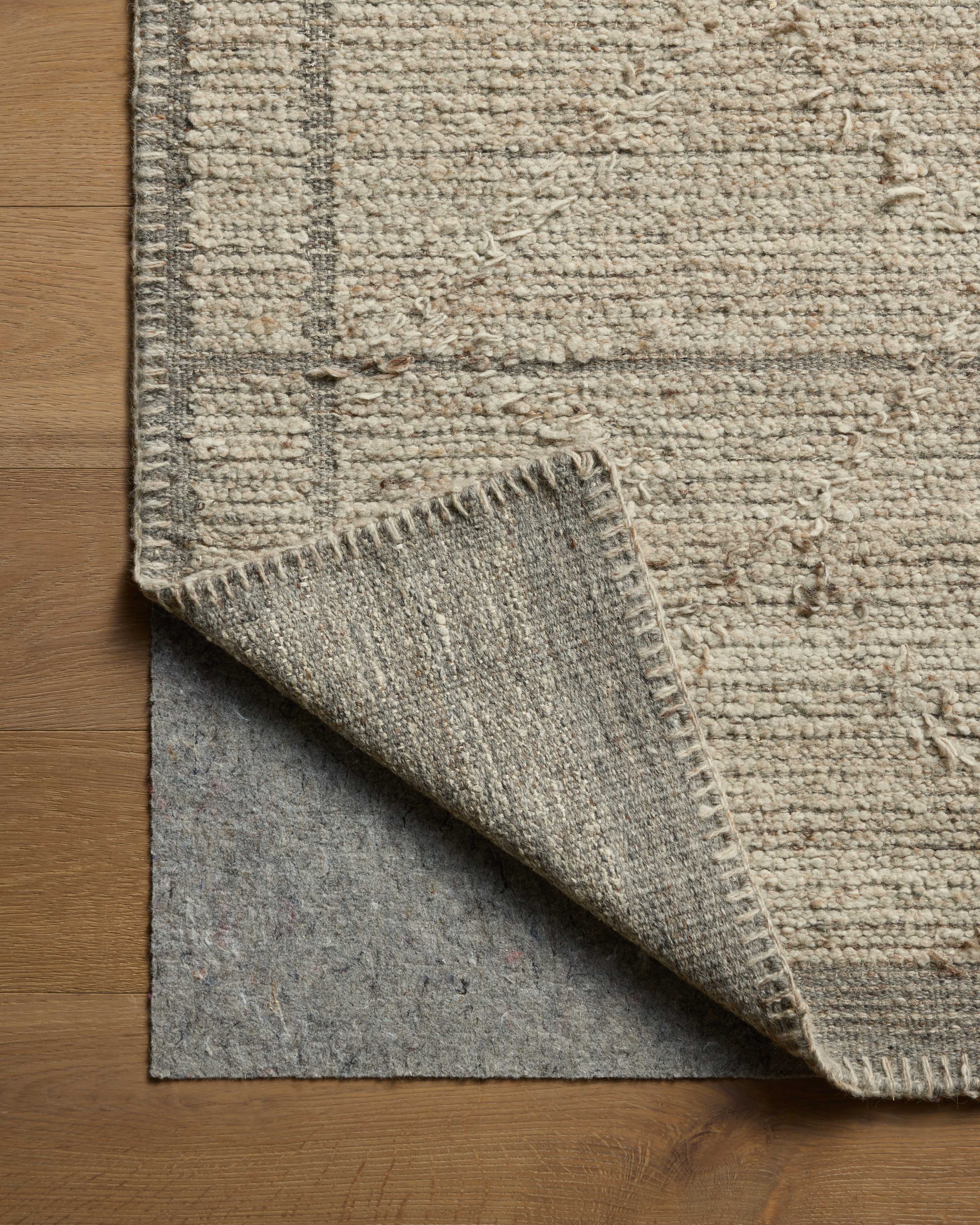 Amber Lewis x Loloi Bowie Fog / Grey Rug RUGS - wool Loloi