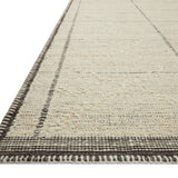 Amber Lewis x Loloi Bowie Ivory / Mocha Rug RUGS - wool Loloi