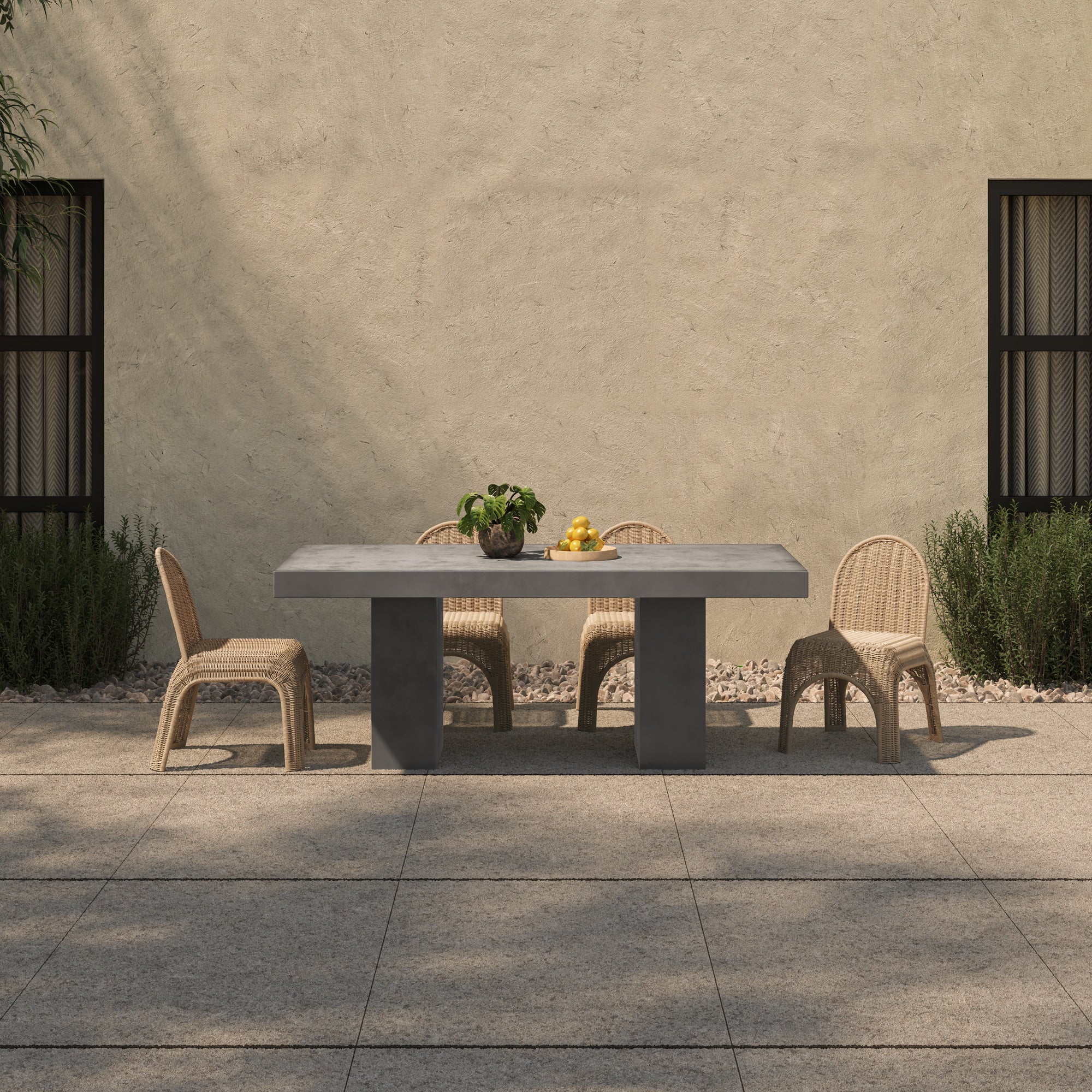 Antonius Outdoor Dining Table – view 2