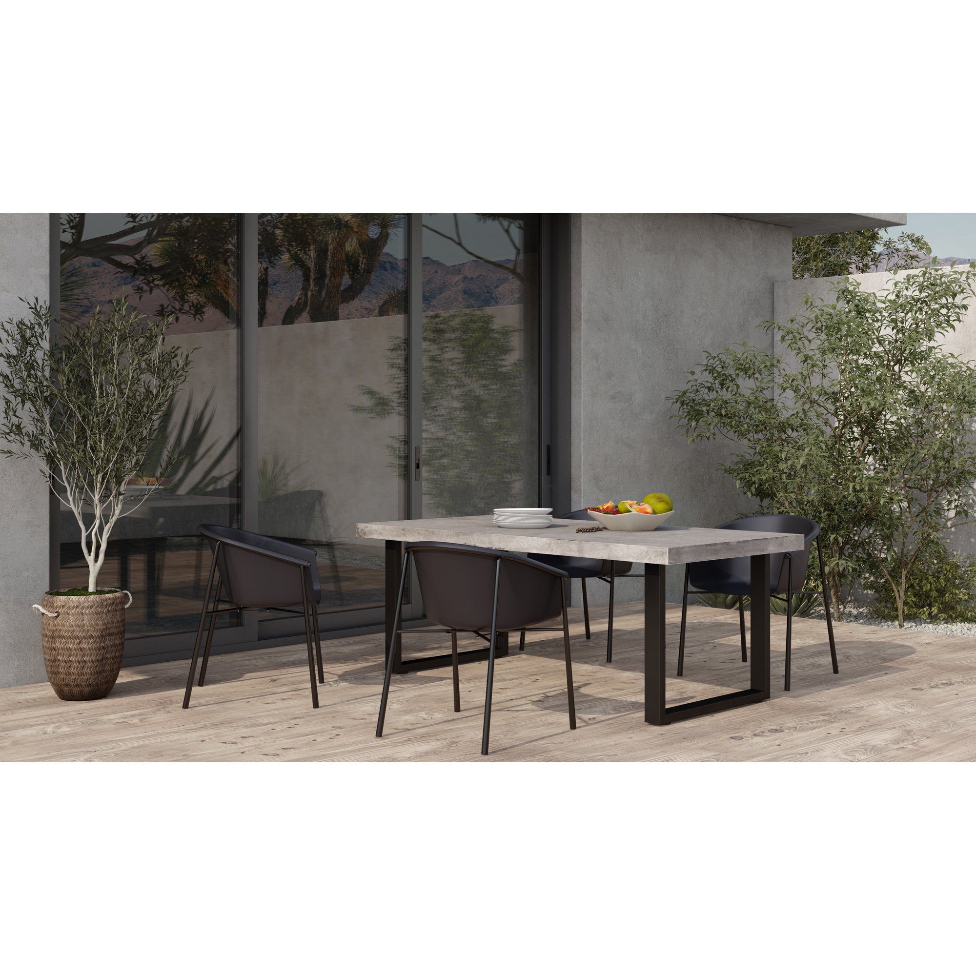 Jedrik Outdoor Dining Table – view 2