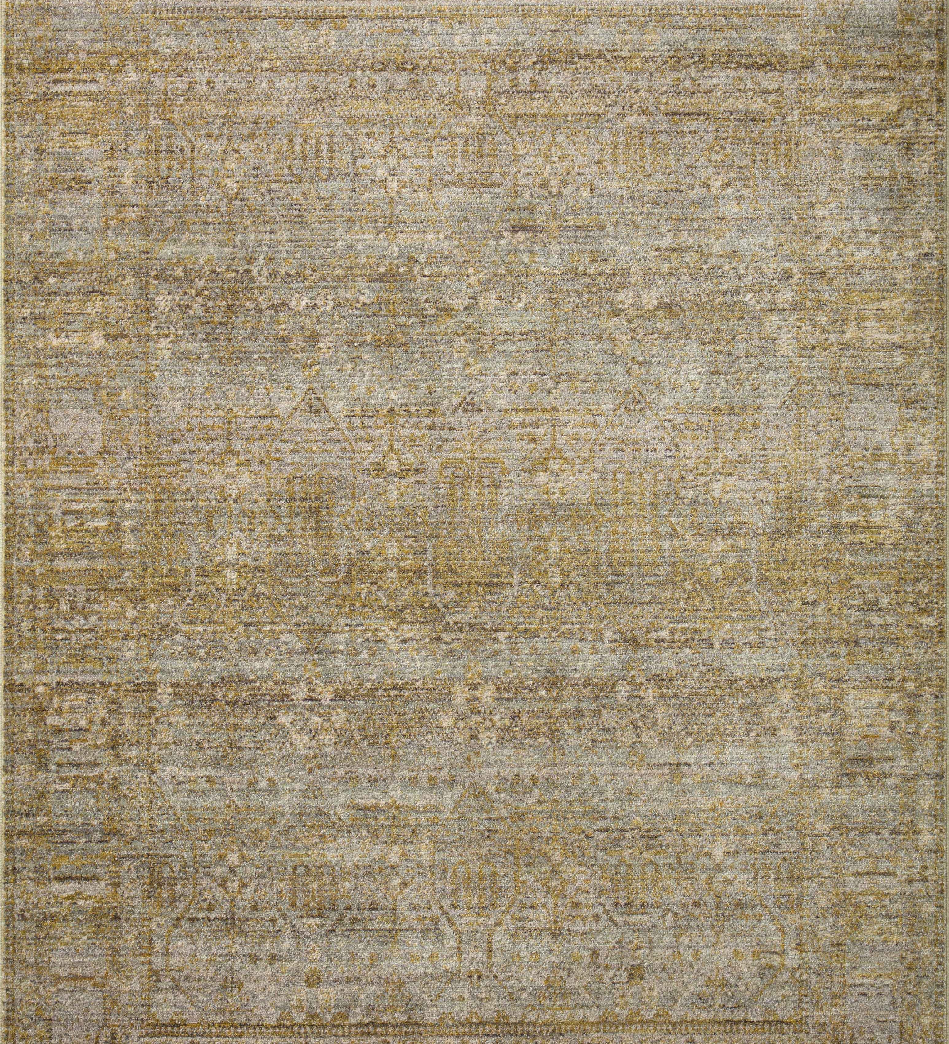 Jean Stoffer x Loloi Bradbury Dove / Gold Rug 0-patterned rugs Loloi