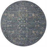 Jean Stoffer x Loloi Bradbury Ocean / Gold Rug 0-patterned rugs Loloi