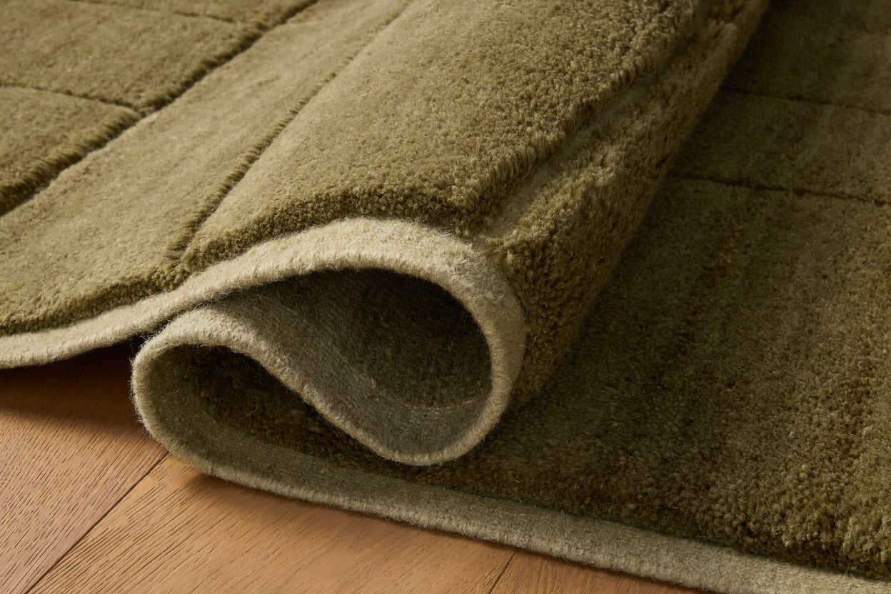 Leanne Ford x Loloi Bracken Moss / Olive Rug RUGS - wool Loloi