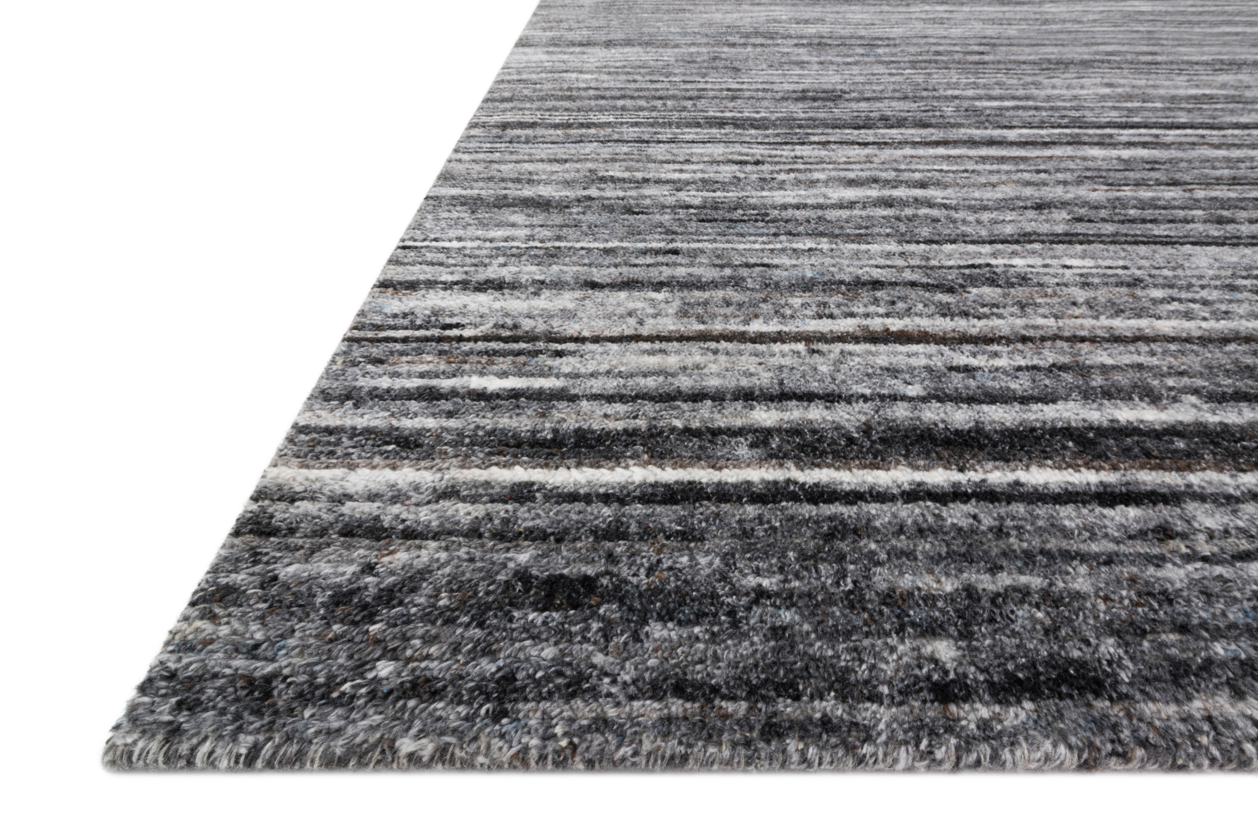 Loloi Brandt Grey / Slate Rug RUGS - synthetic Loloi
