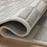 Chris Loves Julia x Loloi Bradley Ivory / Grey Rug 0-RUGS-wool Loloi