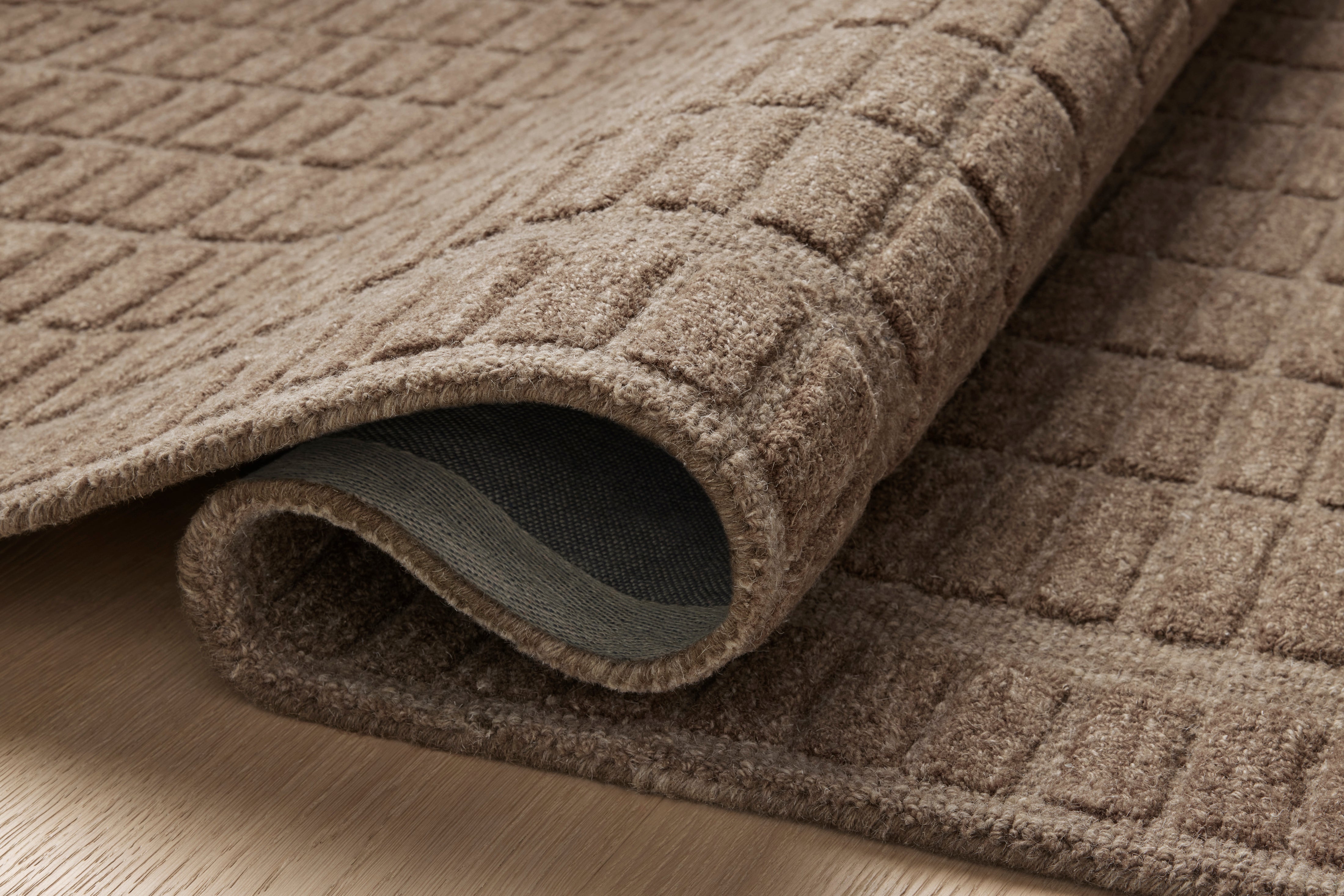 Chris Loves Julia x Loloi Bradley Cocoa / Cocoa Rug RUGS - wool Loloi
