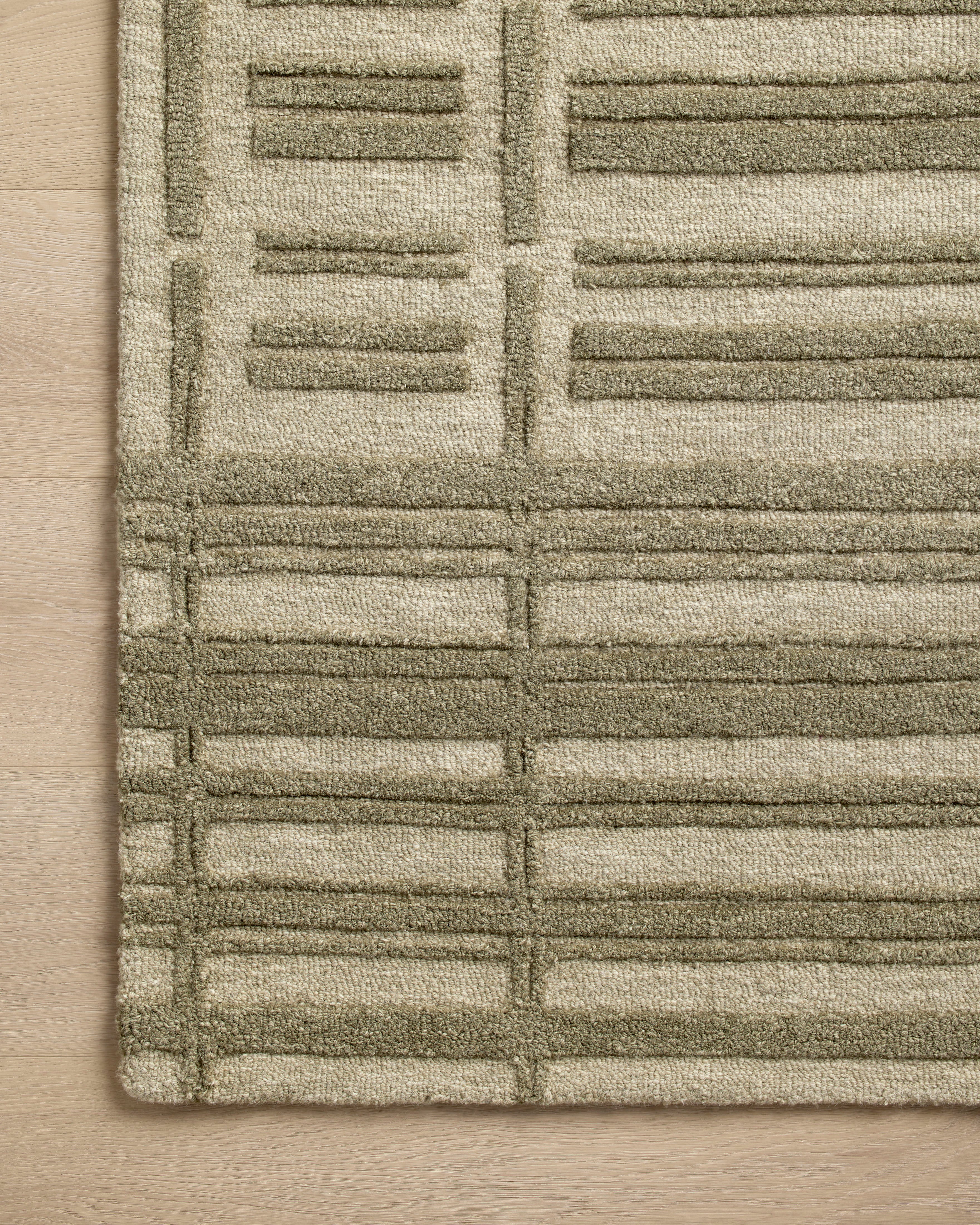 Chris Loves Julia x Loloi Bradley Sage / Olive Rug 0-RUGS-wool Loloi