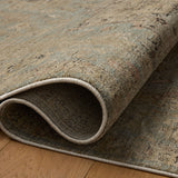 Loloi Briar Sky / Moss Rug RUGS - synthetic Loloi 18" x 18" sample