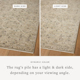 Loloi Briar Silver / Moss Rug RUGS - synthetic Loloi 18" x 18" sample