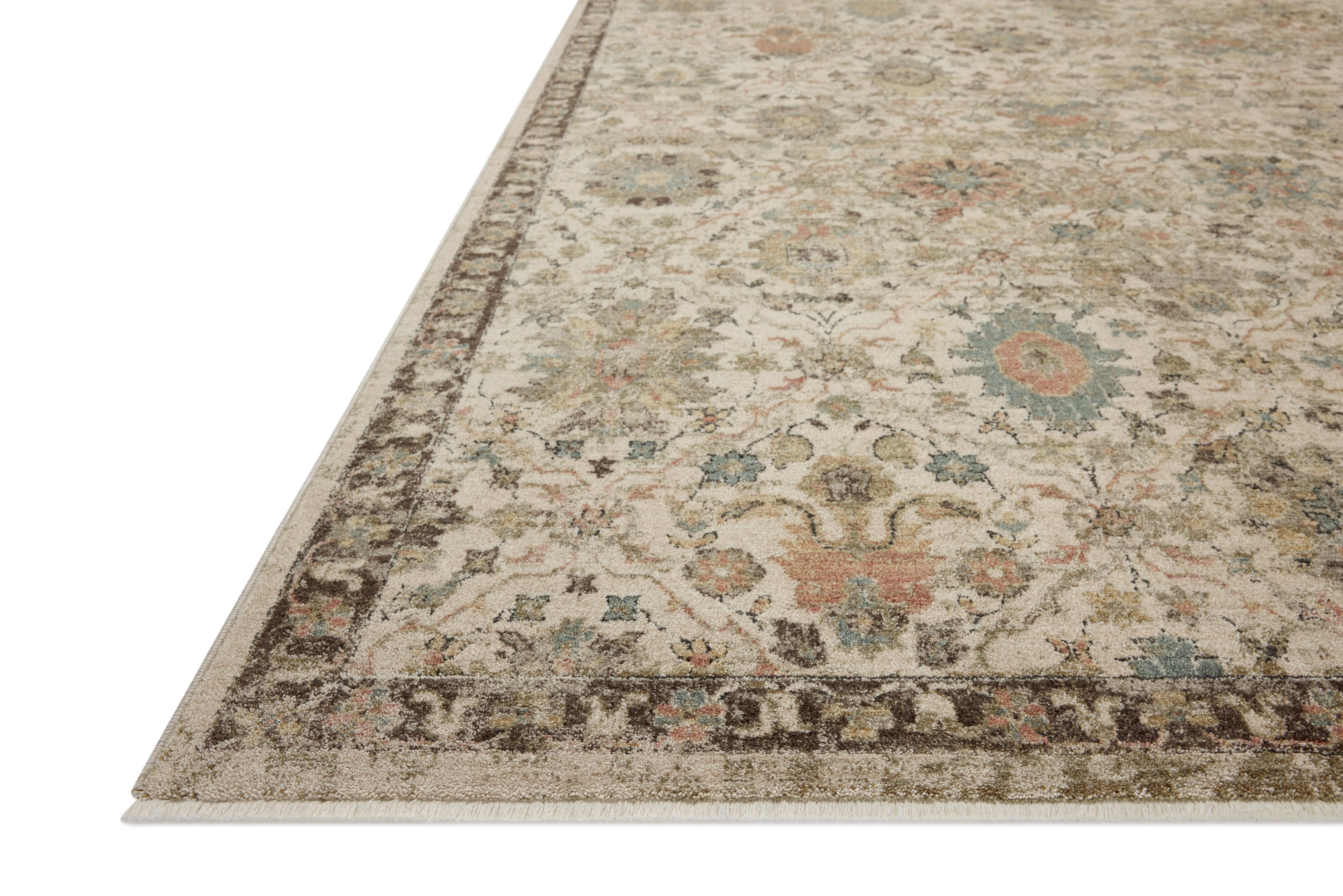 Loloi Briar Ivory / Multi Square Rug RUGS - synthetic Loloi