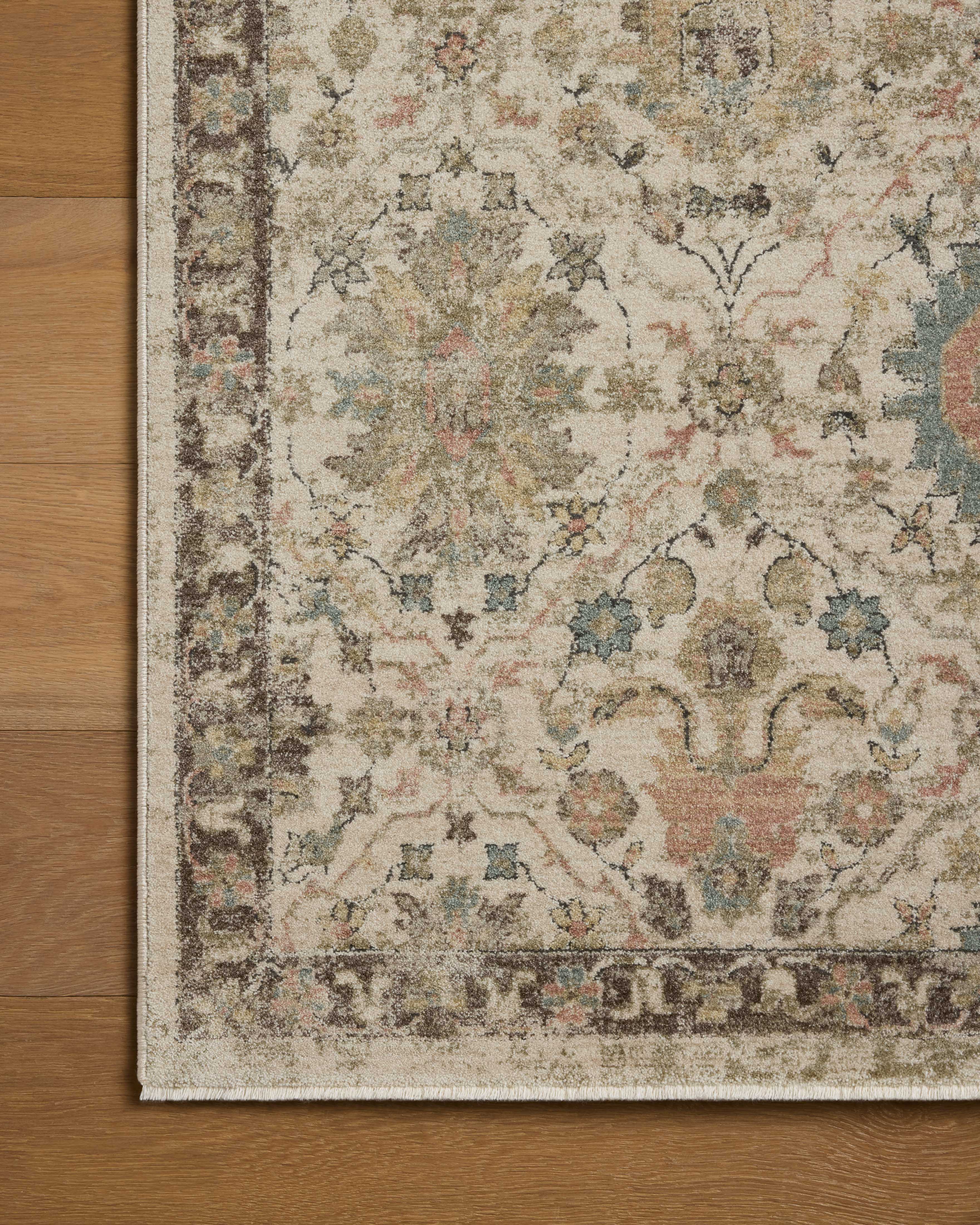 Loloi Briar Ivory / Multi Rug RUGS - synthetic Loloi 18" x 18" sample