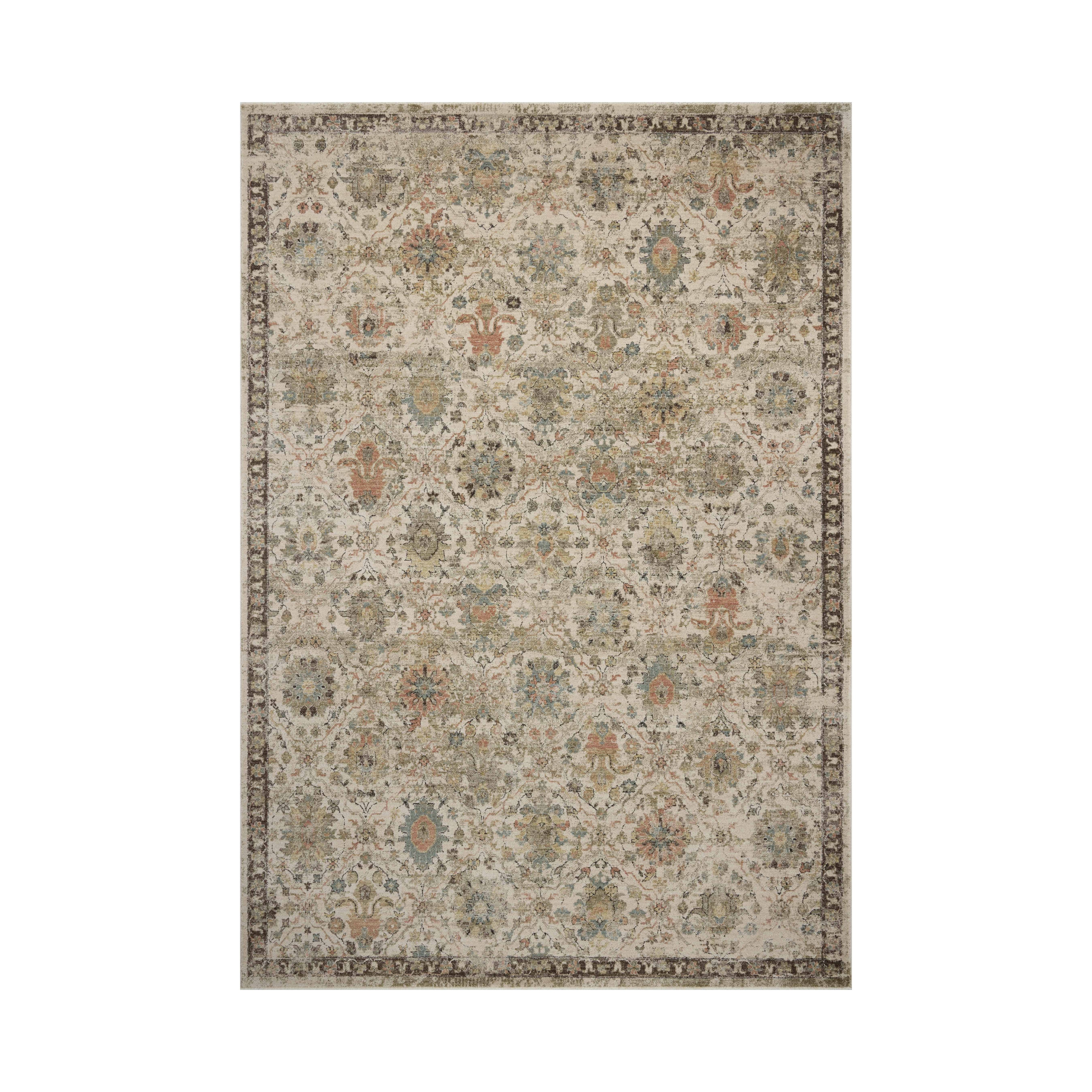 Loloi Briar Ivory / Multi Rug RUGS - synthetic Loloi 18" x 18" sample