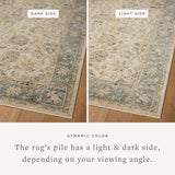 Loloi Briar Ant. Ivory / Blue Rug RUGS - synthetic Loloi