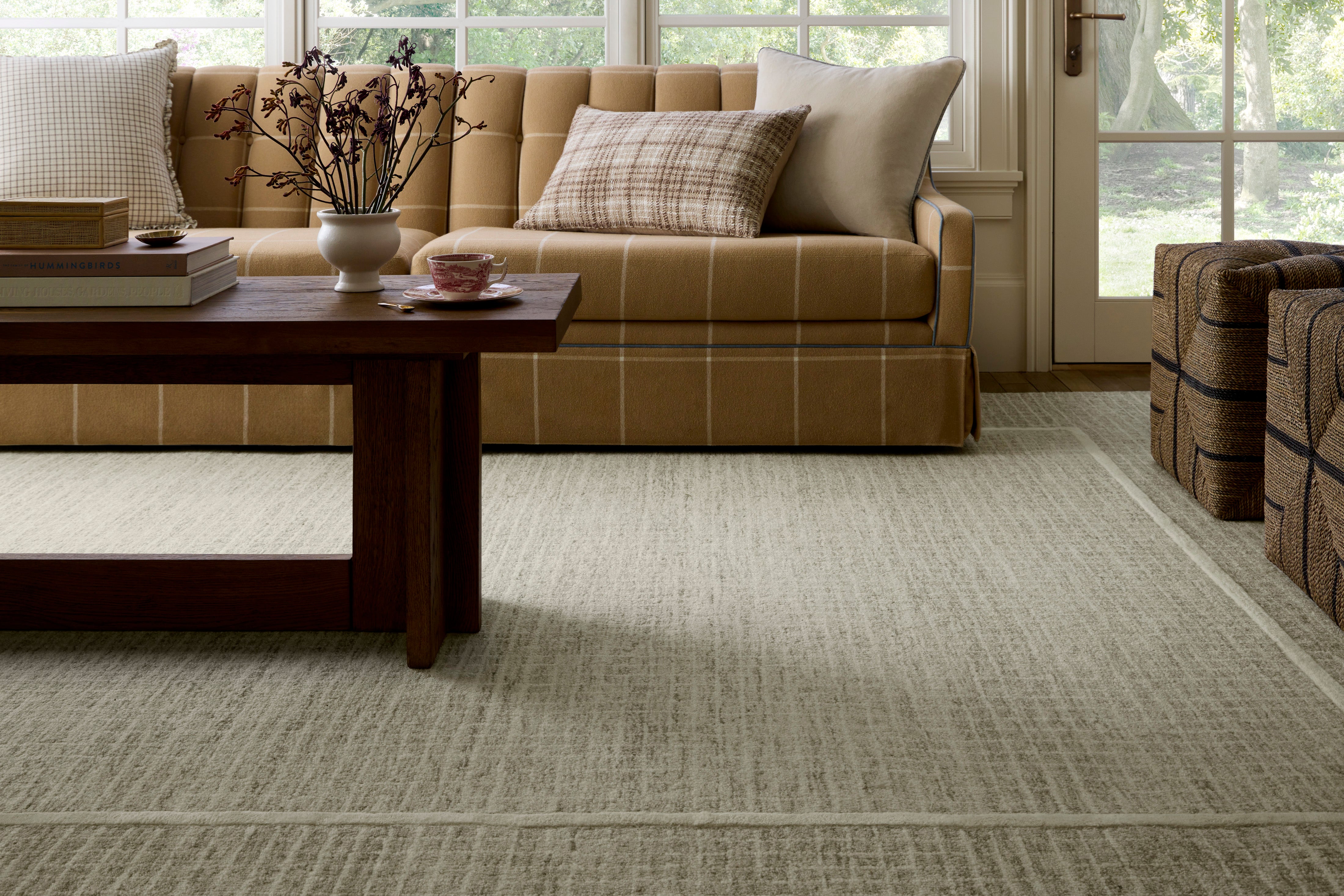 Chris Loves Julia x Loloi Briggs Sage / Ivory Rug 0-RUGS-wool Loloi