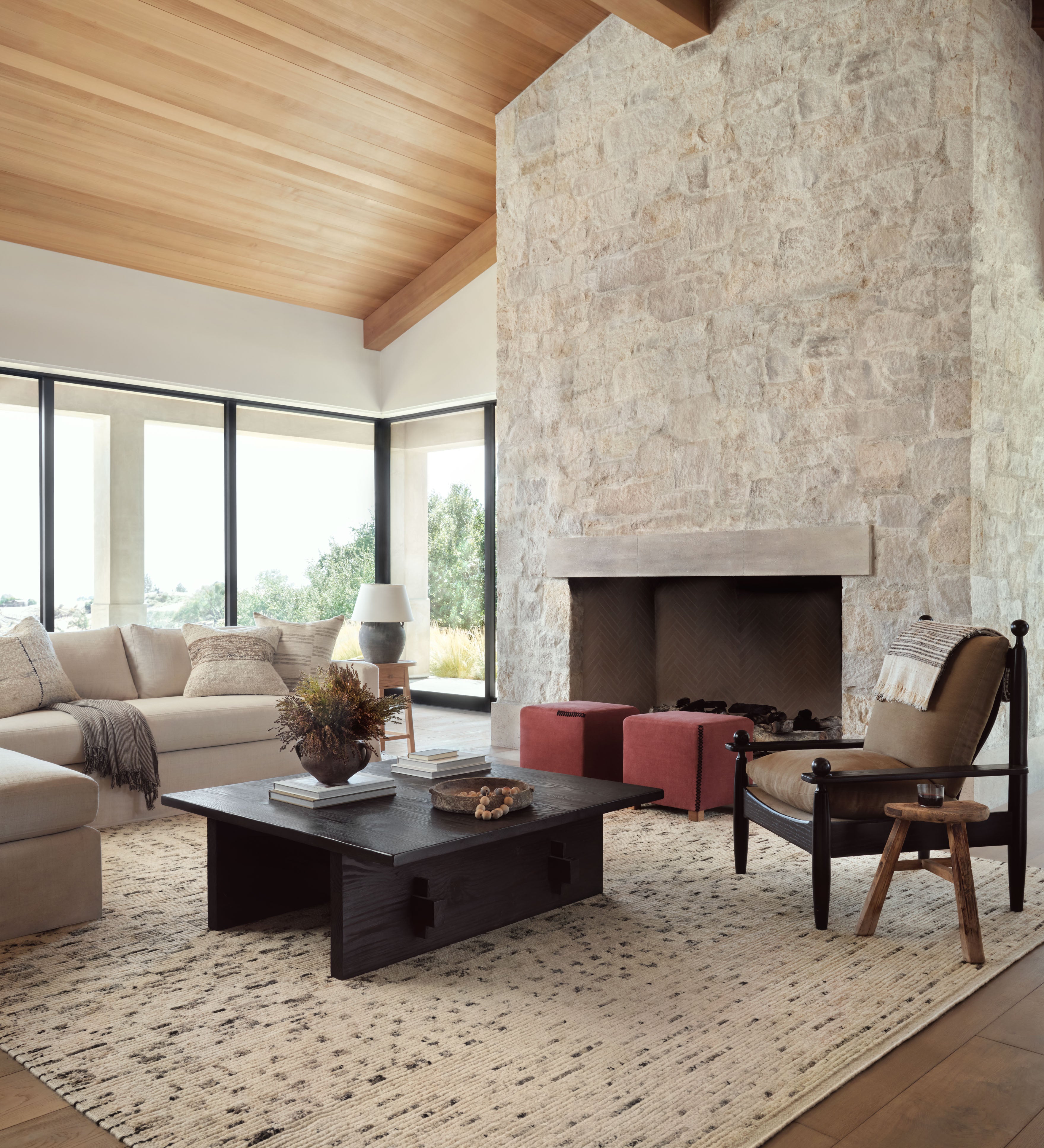 Amber Lewis x Loloi Briyana Natural / Granite 1-natural fibre rugs Loloi