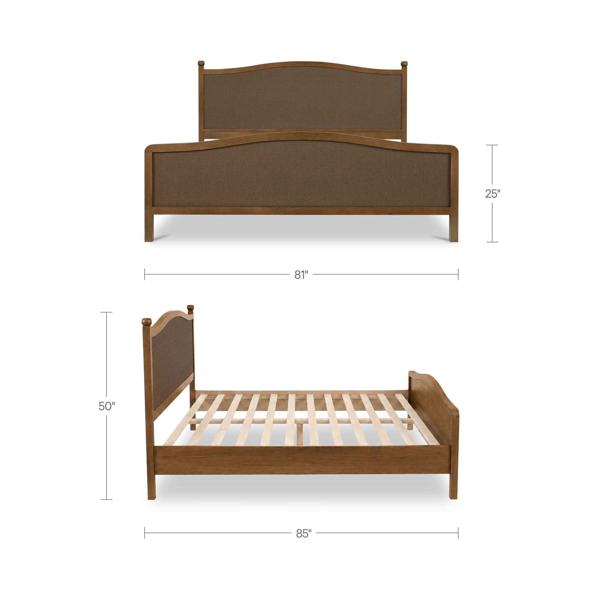 Evie Bed FURNITURE - bed Moe's Furniture