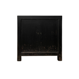 Billie Weathered Black Cabinet