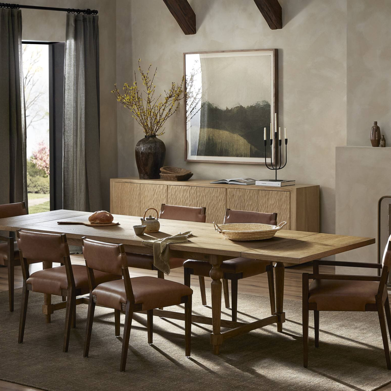 KEEP FLOOR MODEL - Blinn Extension Dining Table FURNITURE - floor model Four Hands