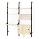 Black Upright/Black Bracket/Blonde Wood