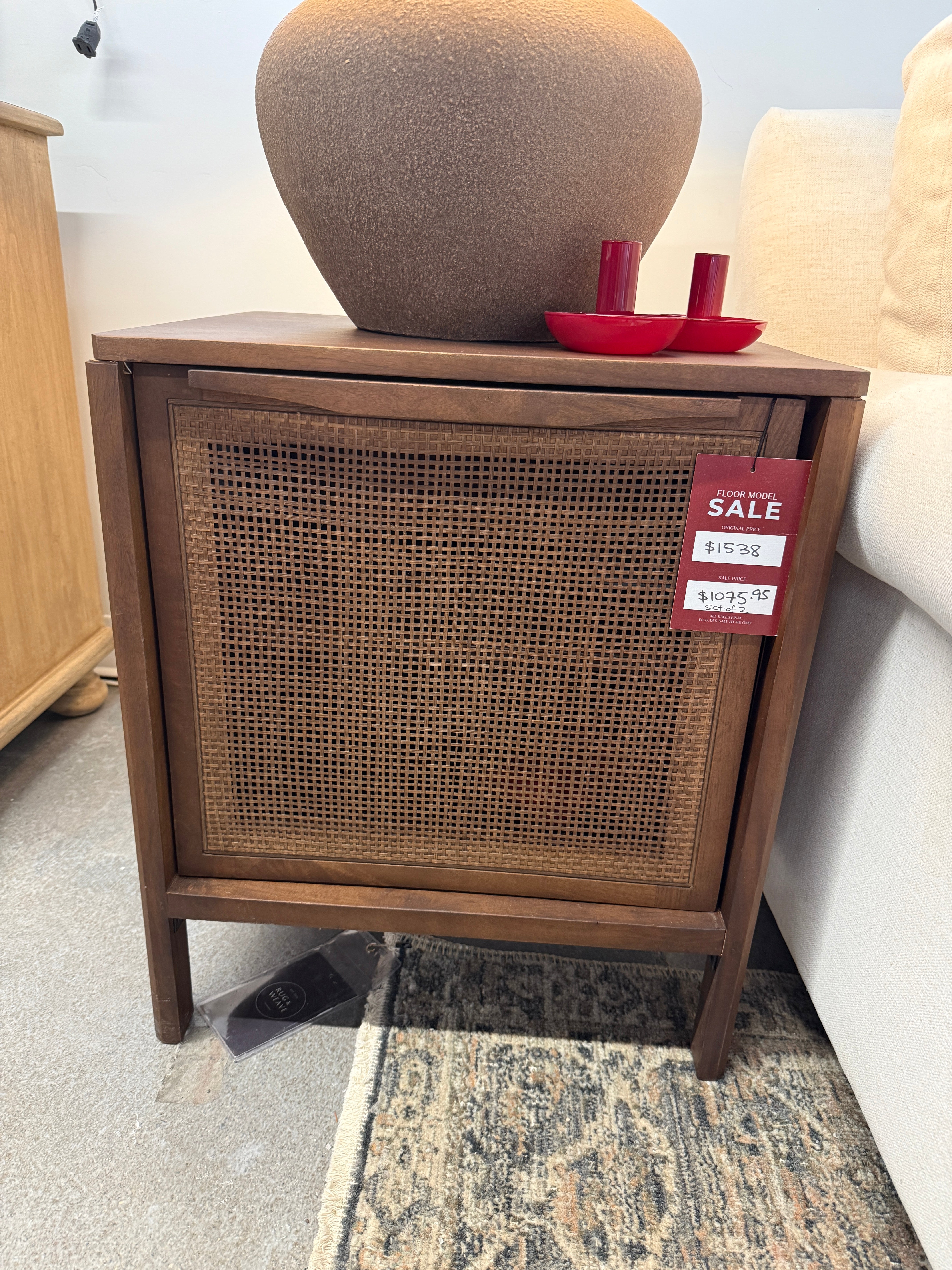 FLOOR MODEL - Sydney Nightstand - Set of 2 FURNITURE - nightstand Four Hands