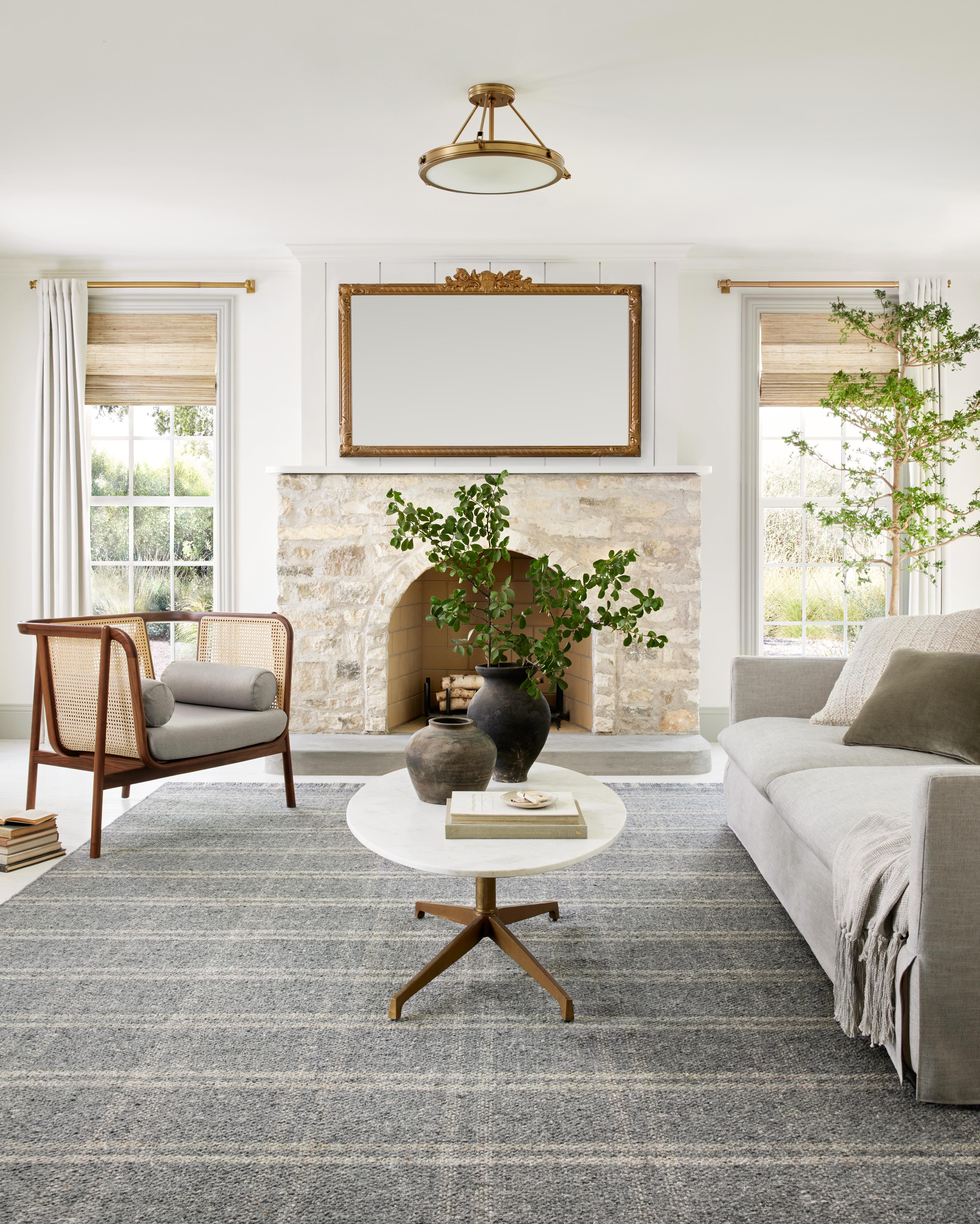 Magnolia Home By Joanna Gaines x Loloi Caleb Mocha / Taupe Rug RUGS - wool Loloi