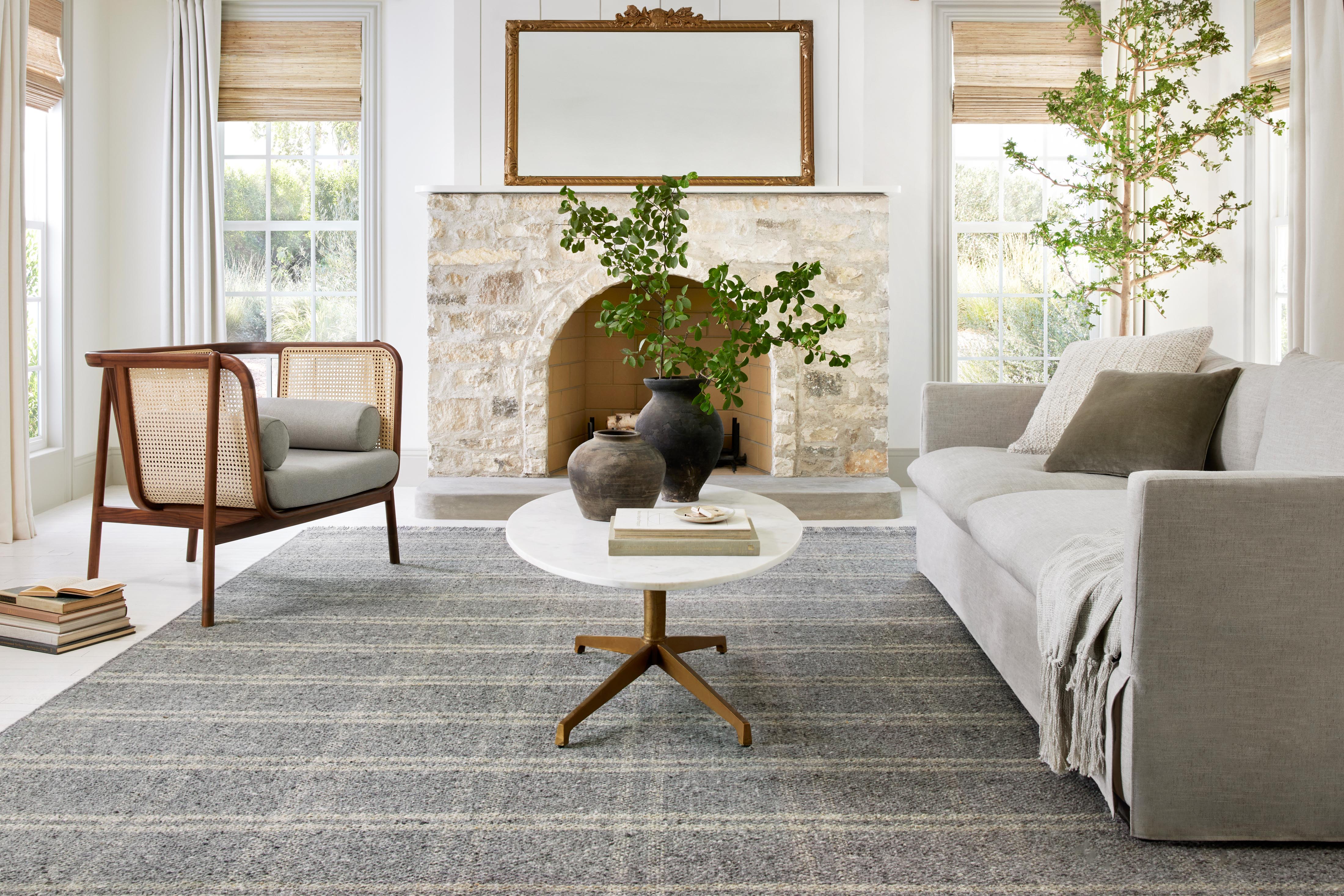 Magnolia Home By Joanna Gaines x Loloi Caleb Mocha / Taupe Rug RUGS - wool Loloi