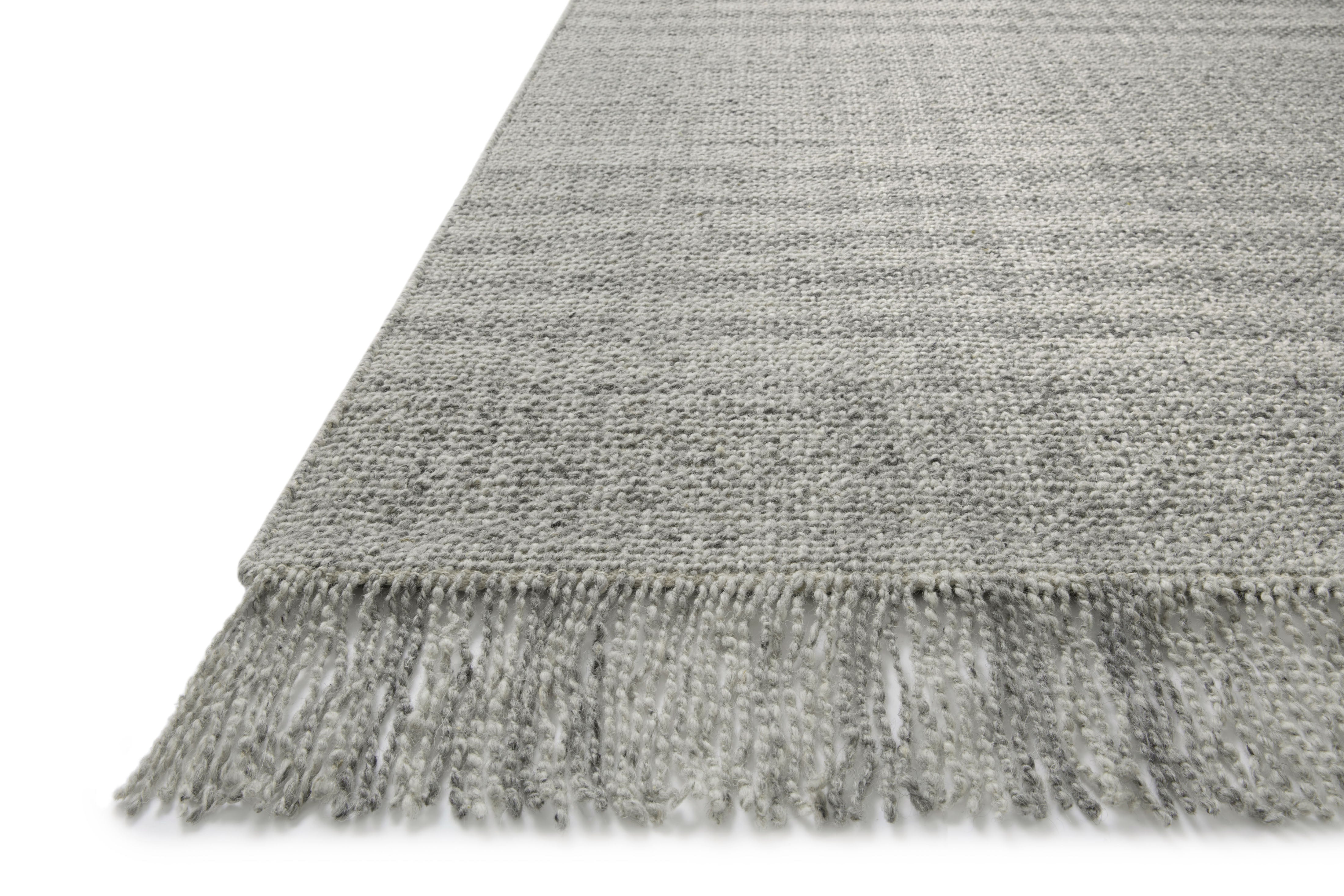 Loloi Caleb Grey / Dk. Grey Rug 0-RUGS - wool Loloi