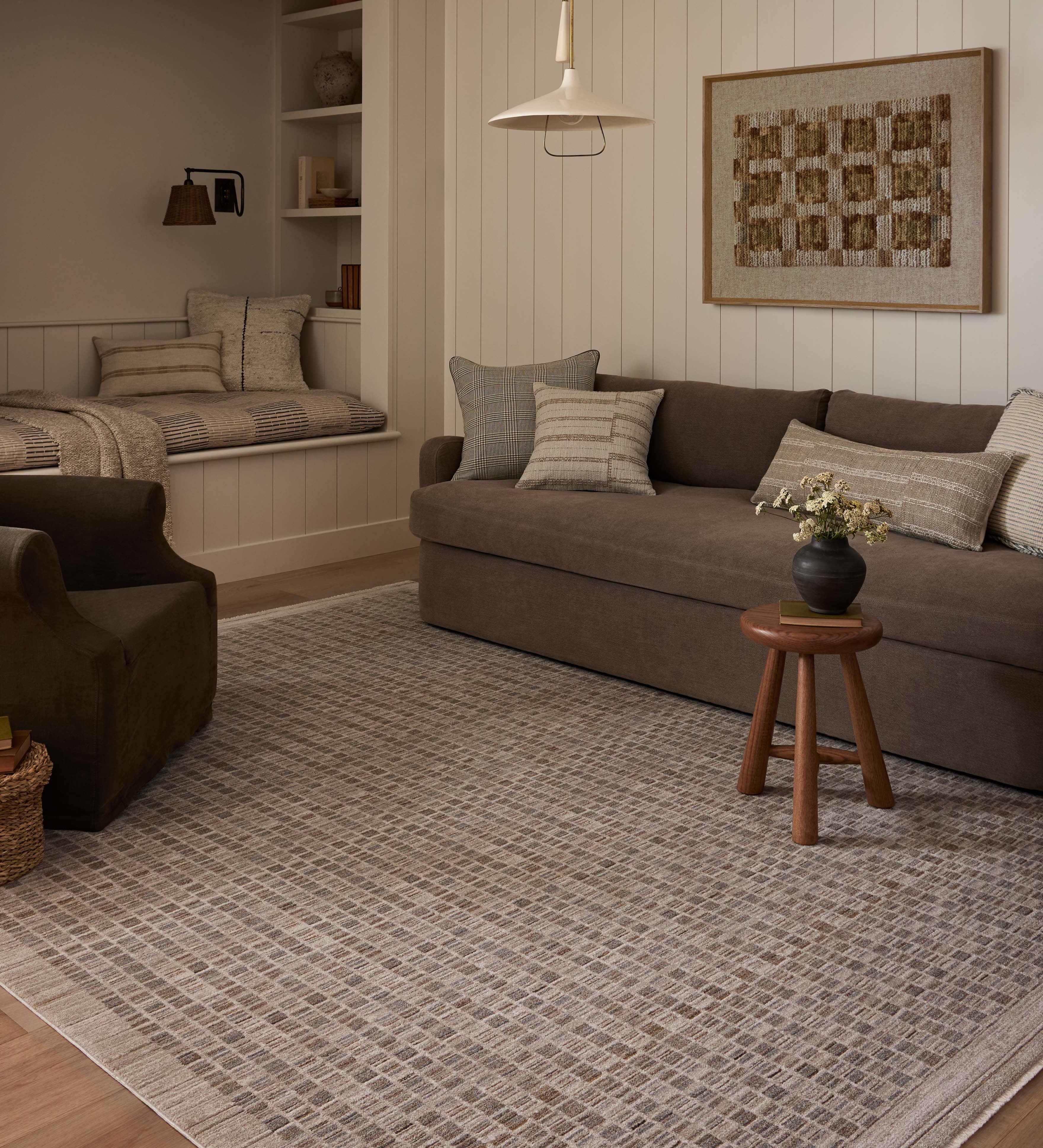 Amber Lewis x Loloi Cali Natural / Slate RUGS - patterned Loloi