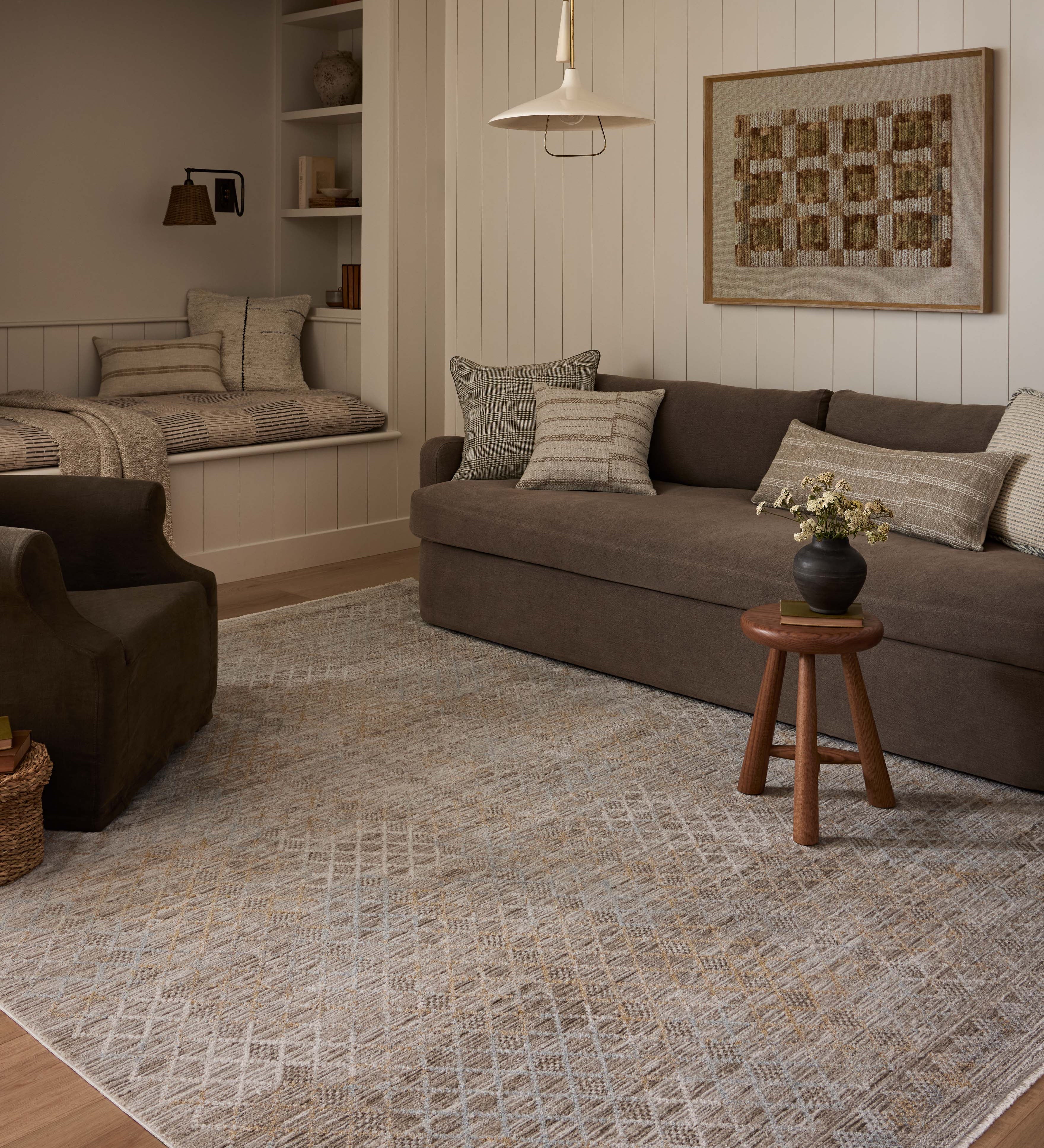 Amber Lewis x Loloi Cali Taupe / Multi RUGS - patterned Loloi