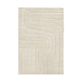 Cayden Curve Hand Tufted Rug RUGS - wool Momeni Ivory 2'6" x 8' Runner