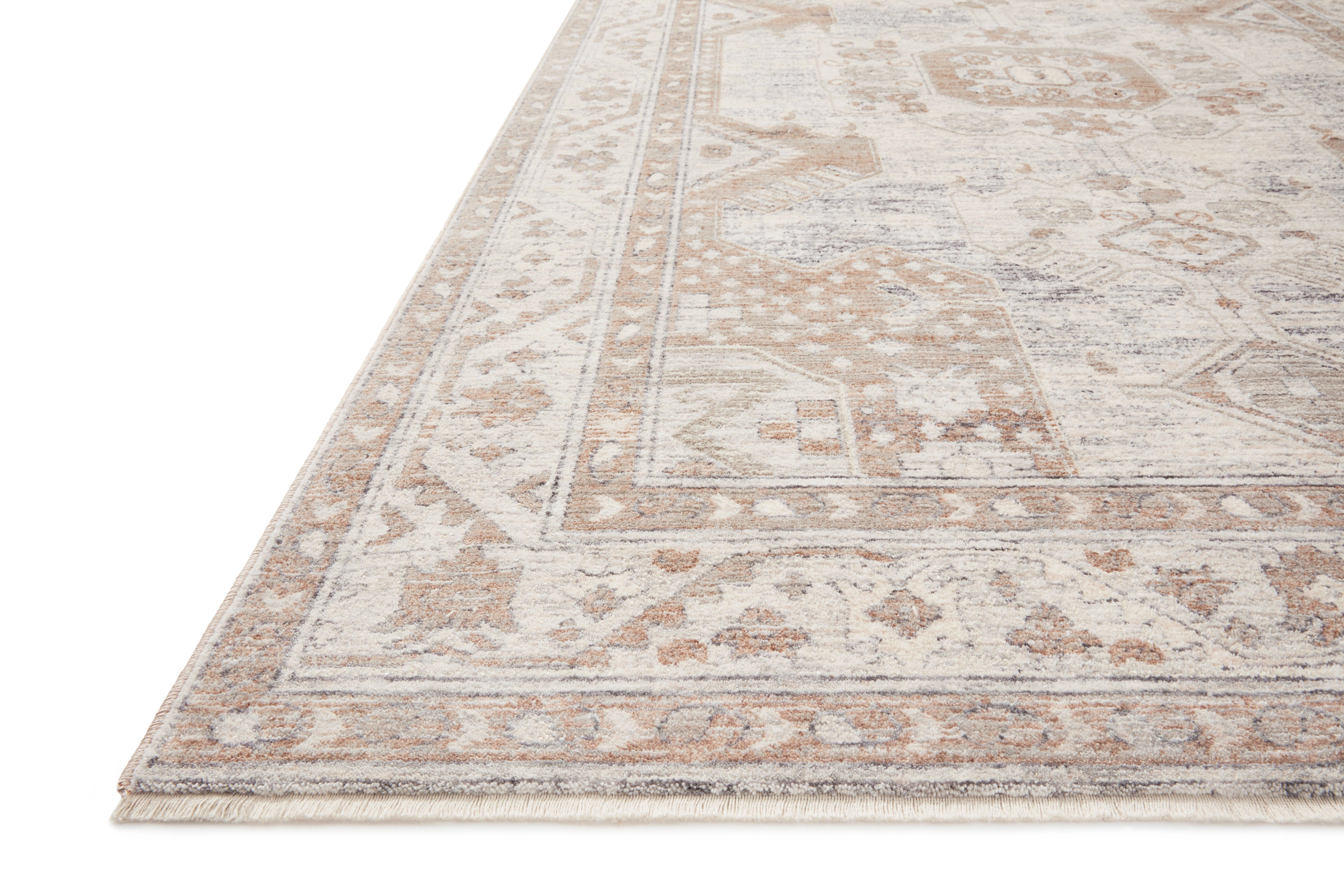 Loloi Carlisle Ivory / Taupe Rug RUGS - vintage inspired Loloi