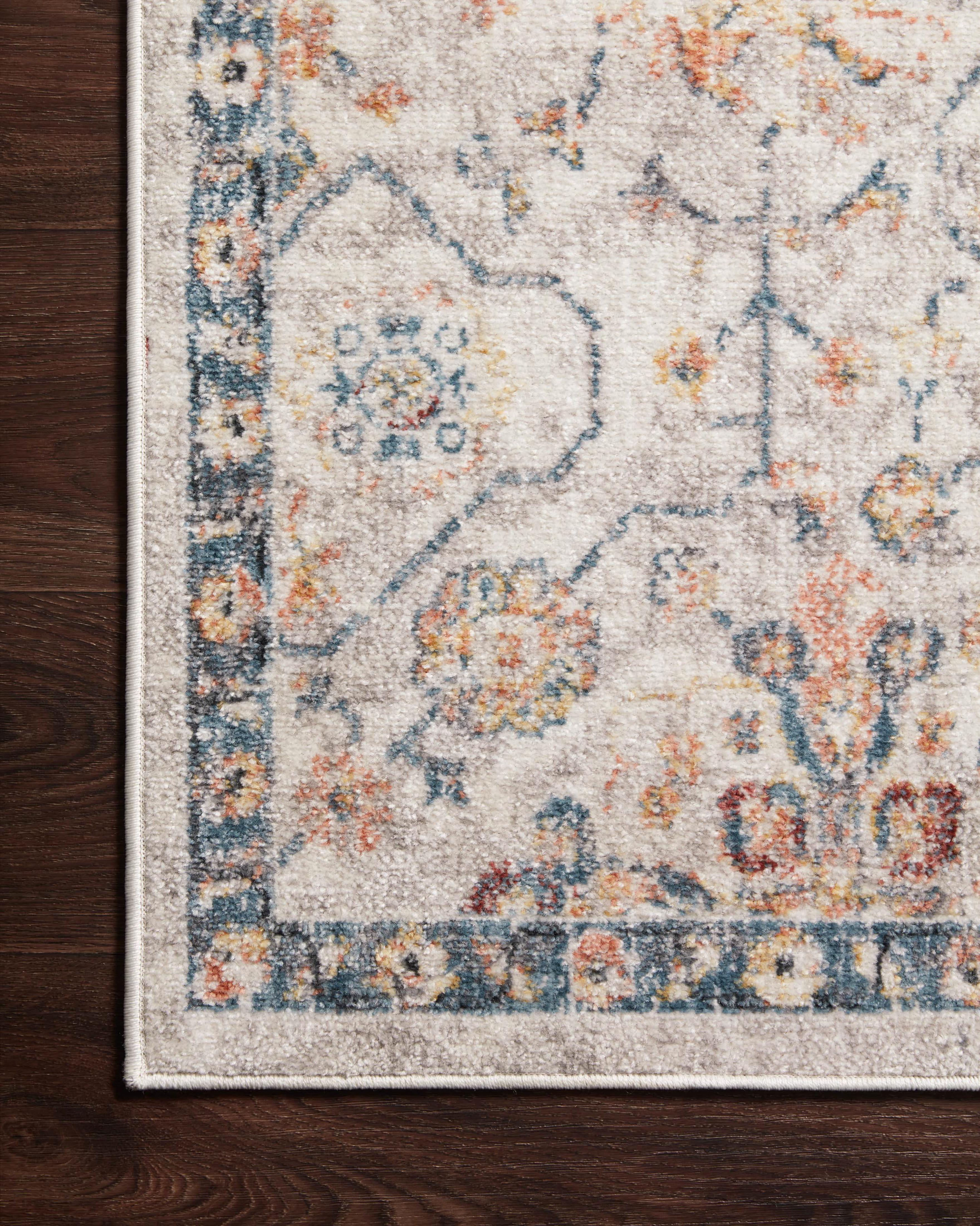 Loloi Cassandra Dove / Navy Rug Loloi