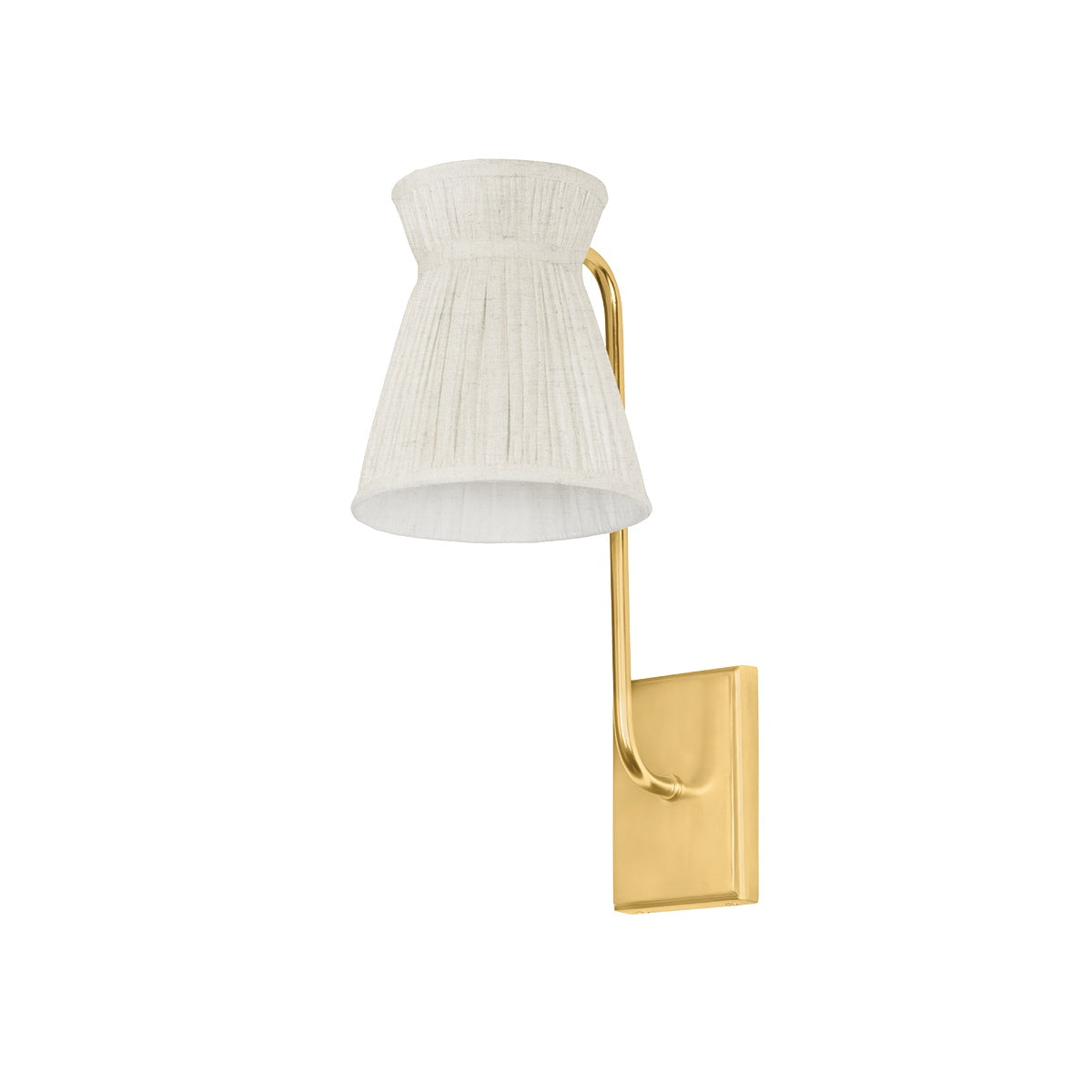 Hollywood Wall Sconce, Aged Brass