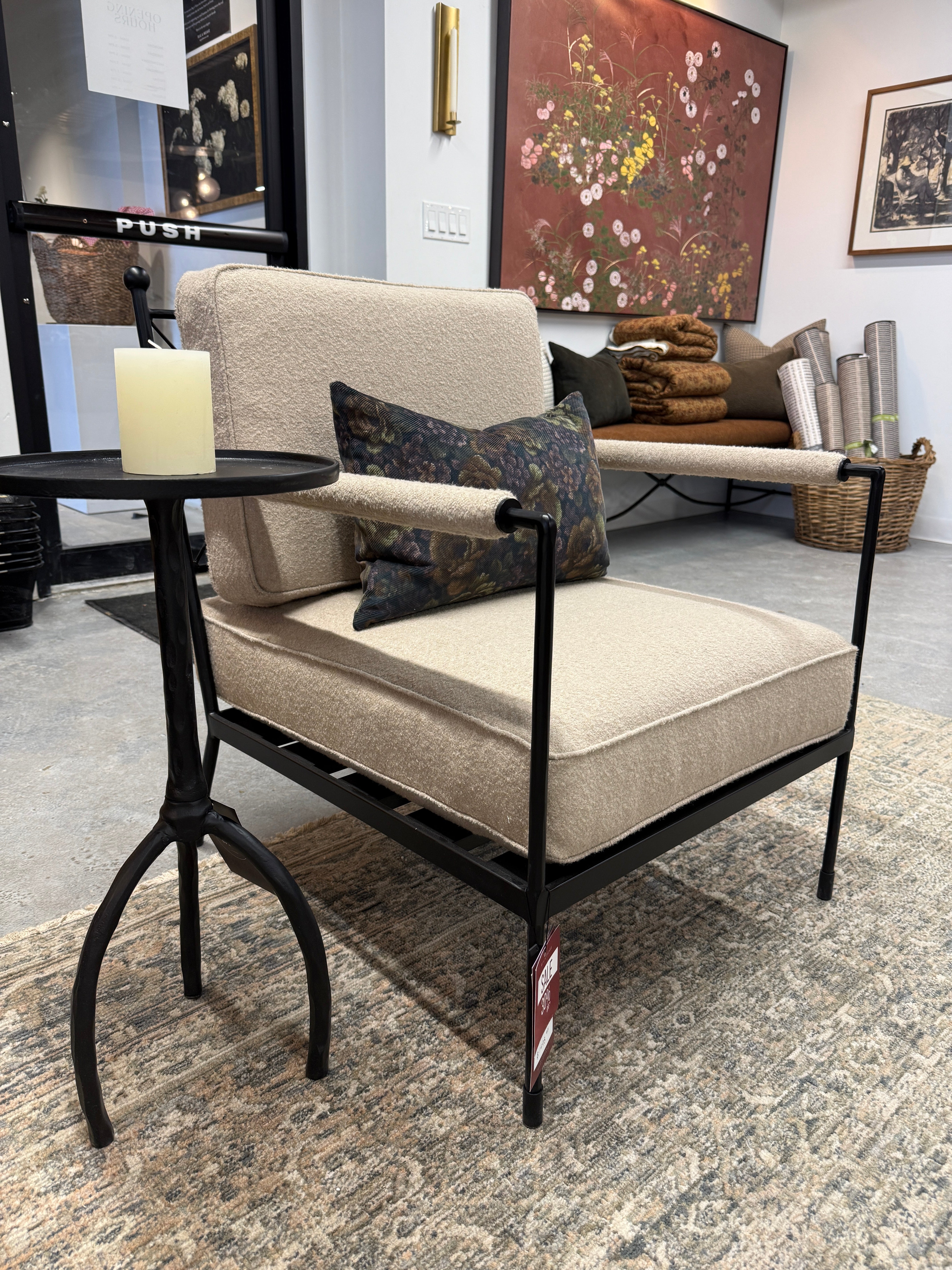 FLOOR MODEL - Valencia Accent Chair FURNITURE - floor model Moe's Furniture