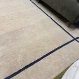 FLOOR MODEL - Nate Berkus Serge Bordered Wool Cozy Area Rug - 8'6" x 11'6"