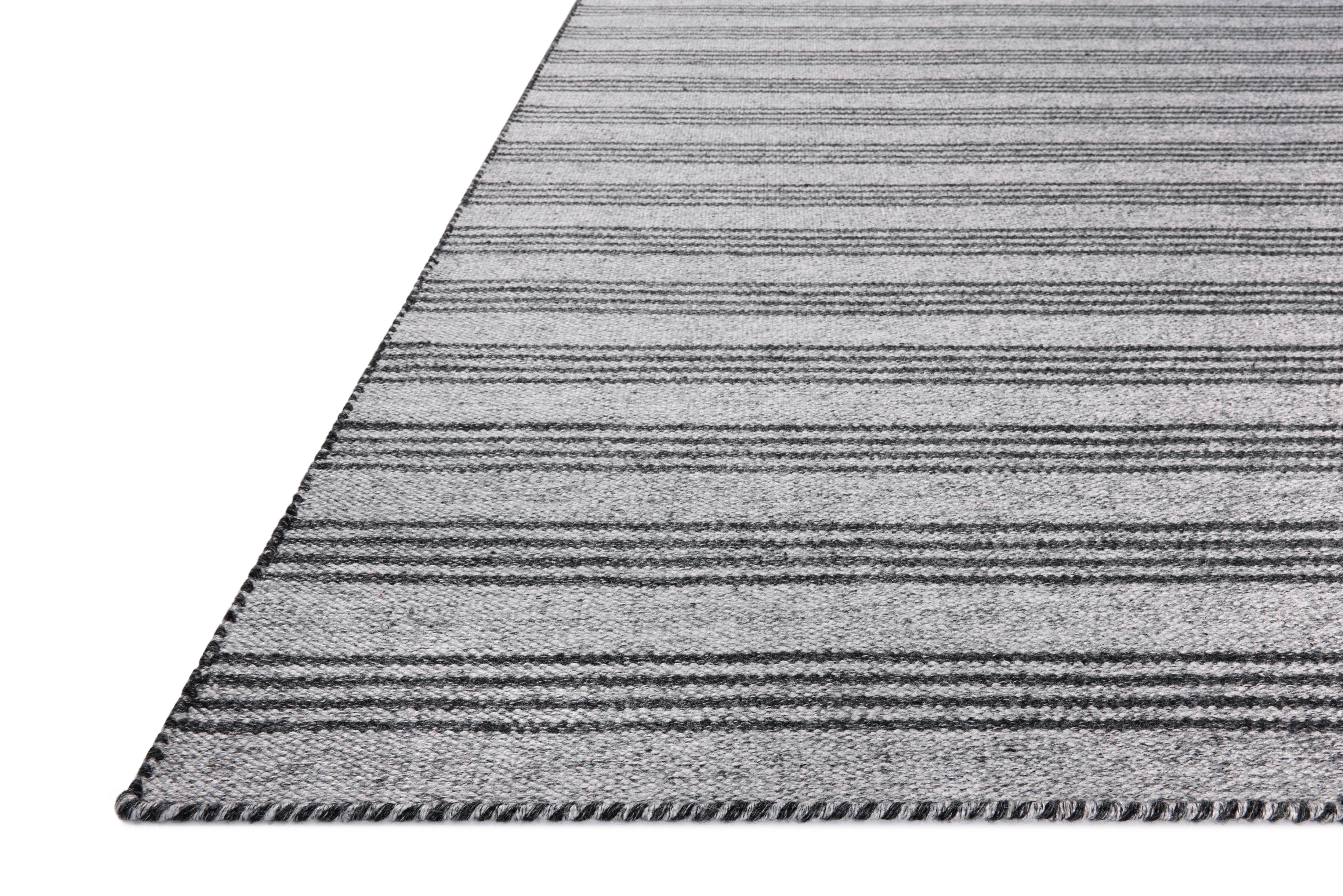 Magnolia Home by Joanna Gaines x Loloi Charlie Dove / Charcoal Rug 0-RUGS-patterned Loloi