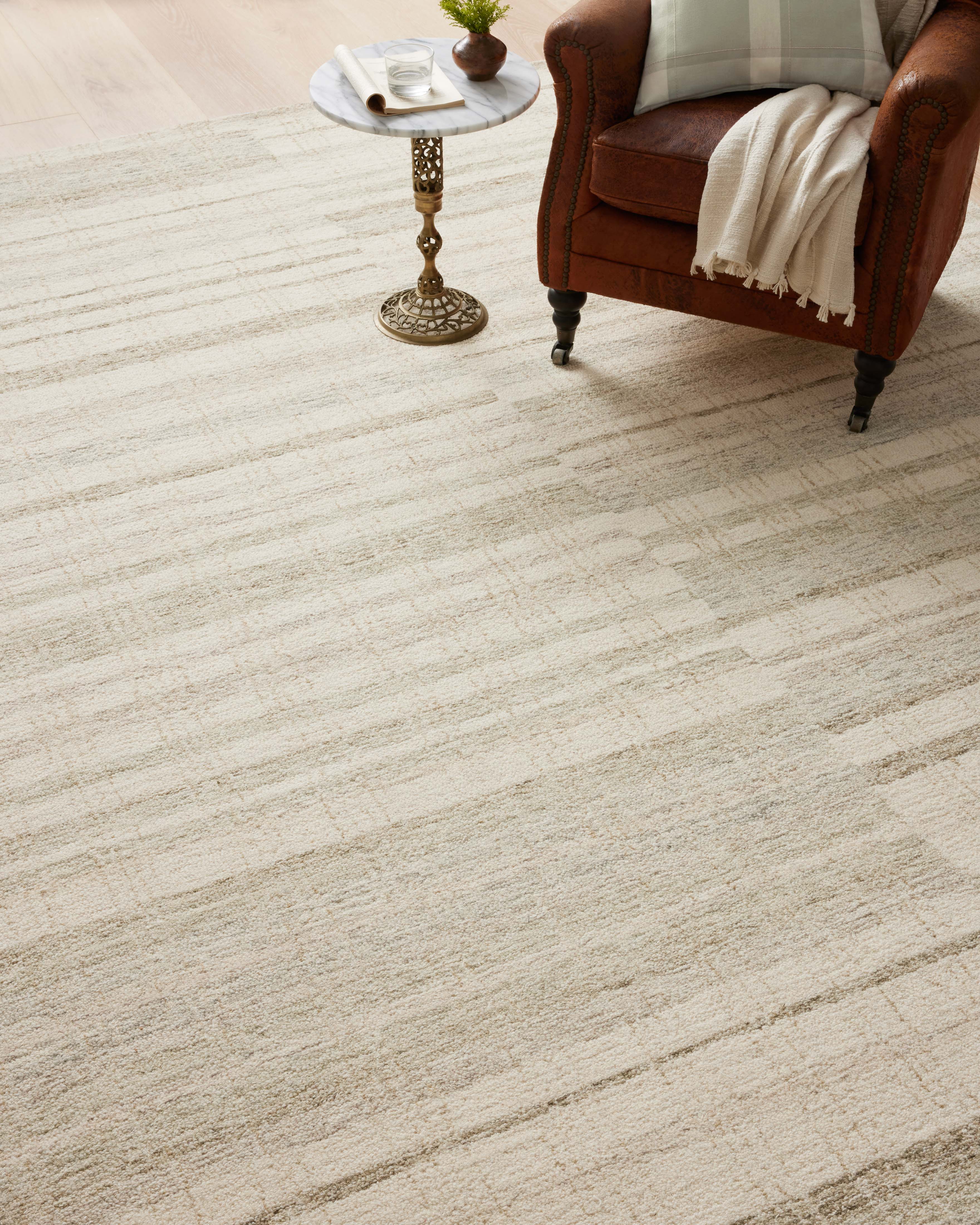 Chris Loves Julia x Loloi Chris Natural / Sage Rug 1-RUGS Loloi